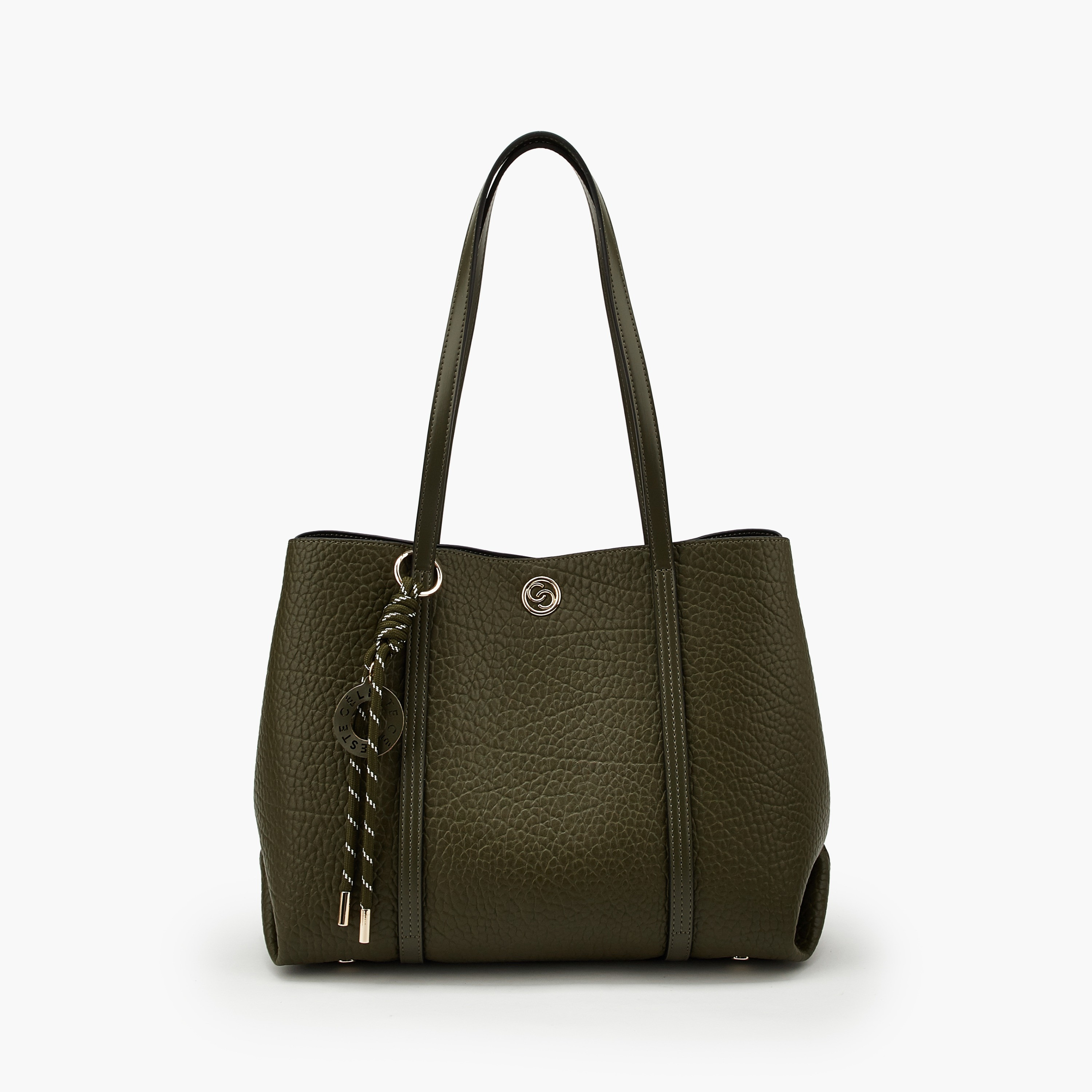 شنطة توتي بارزة الملمس مع محفظة من سيليست-women-bagsandwallets-handbags-image-3