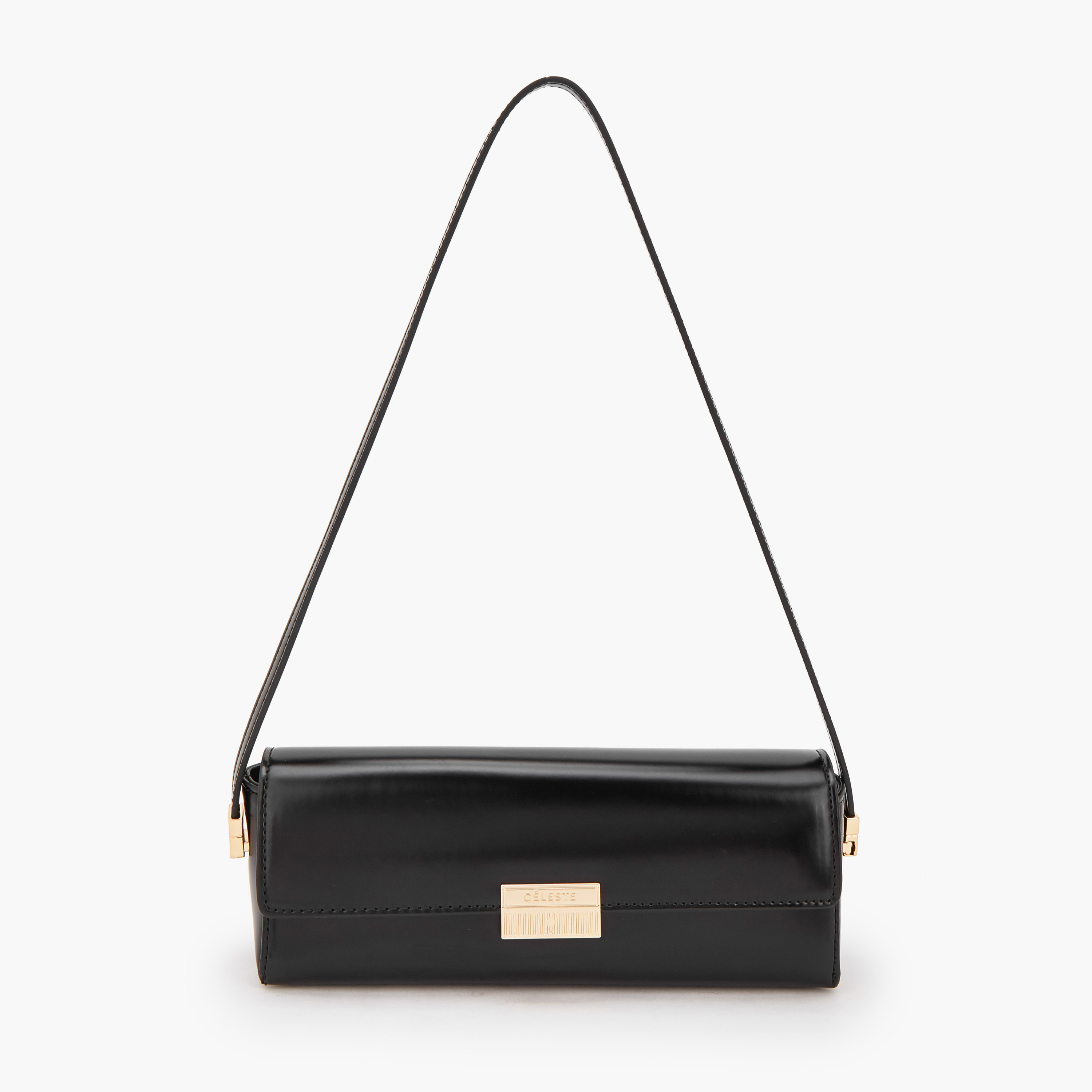 Celeste Solid Crossbody Bag with Magnetic Flap Closure-women-bagsandwallets-handbags-image-1