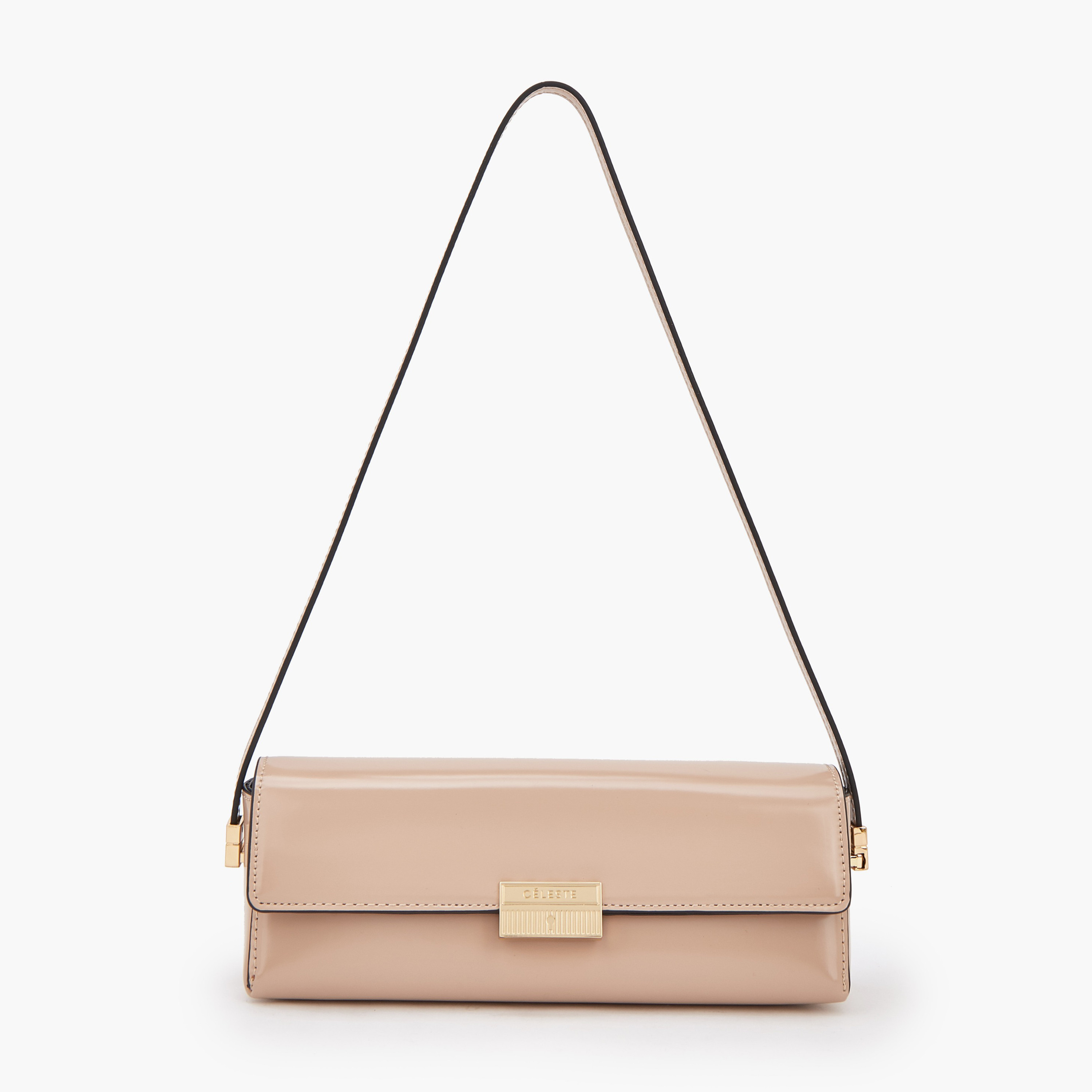 Celeste Solid Crossbody Bag with Magnetic Flap Closure-women-bagsandwallets-handbags-image-1