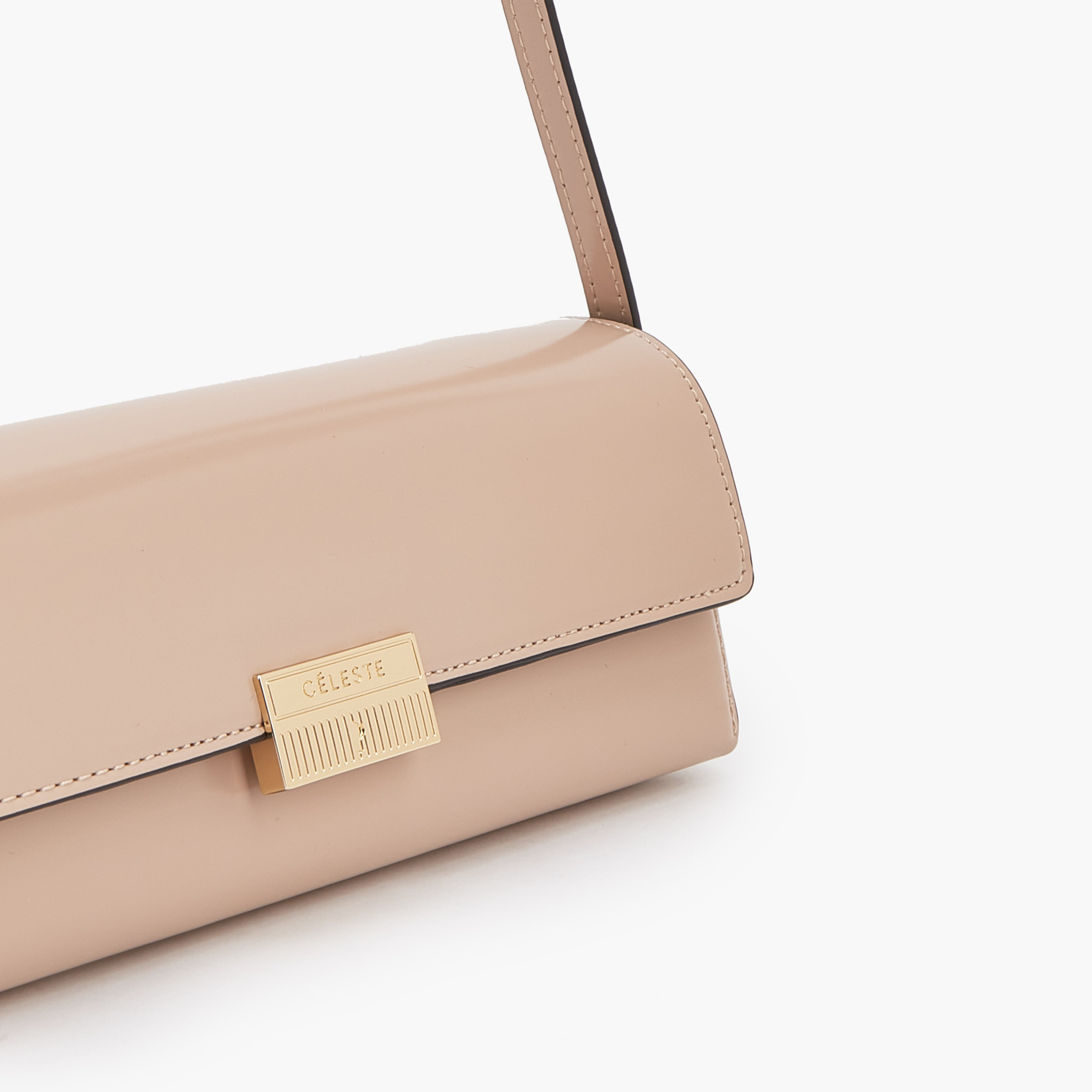 Celeste Solid Crossbody Bag with Magnetic Flap Closure-women-bagsandwallets-handbags-image-4