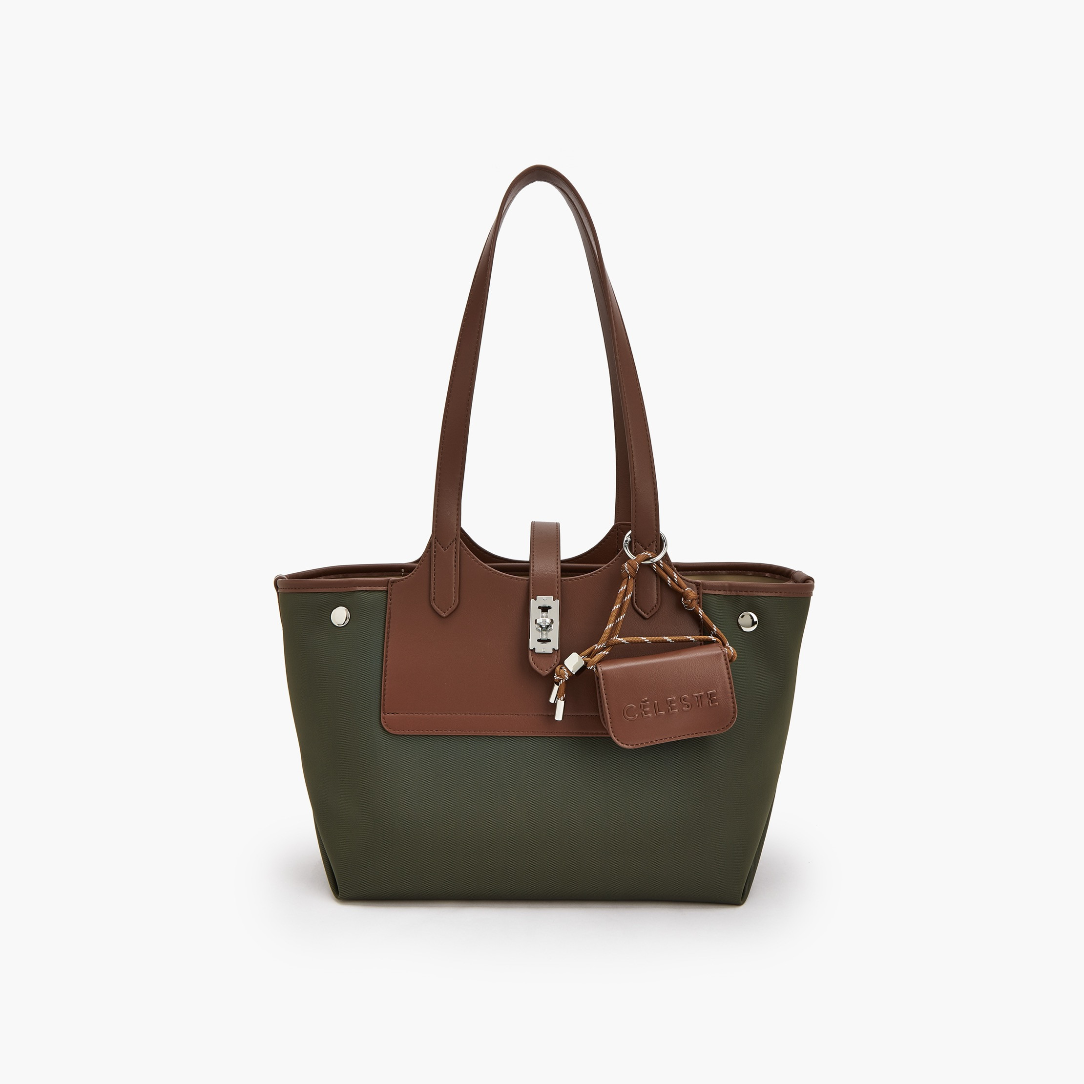شنطة توتي بارزة الملمس بشنطة صغيرة وسحاب إغلاق من سيليست-women-bagsandwallets-handbags-image-1