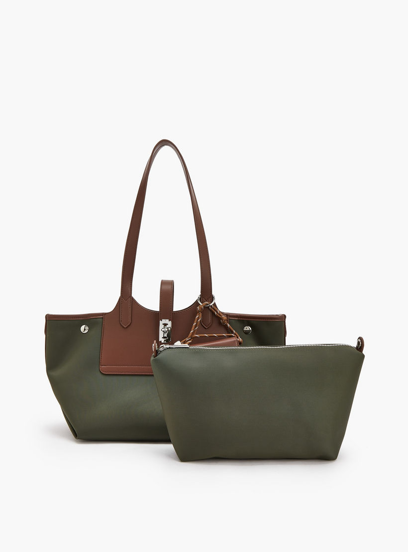 شنطة توتي بارزة الملمس بشنطة صغيرة وسحاب إغلاق من سيليست-women-bagsandwallets-handbags-image-5