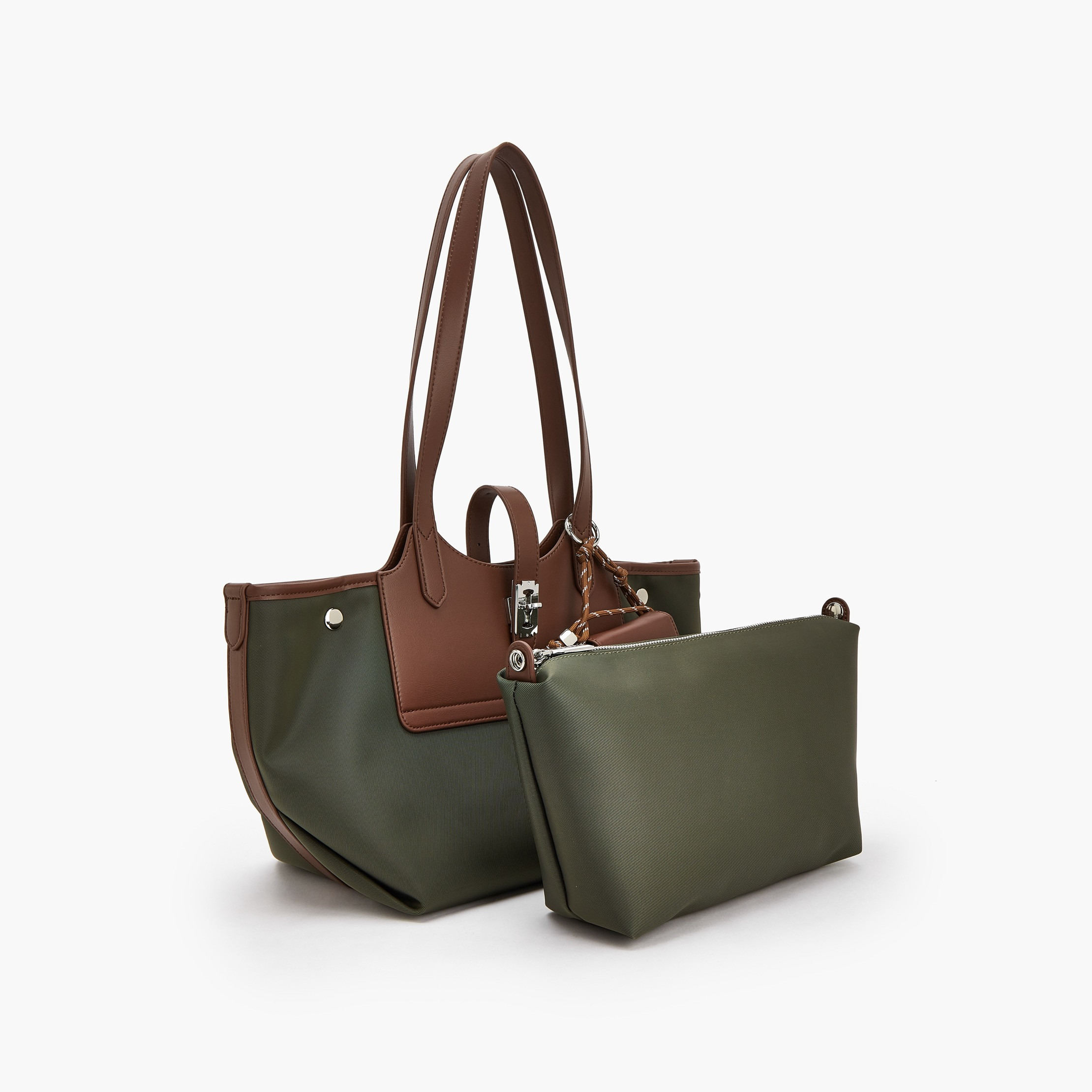 شنطة توتي بارزة الملمس بشنطة صغيرة وسحاب إغلاق من سيليست-women-bagsandwallets-handbags-image-6