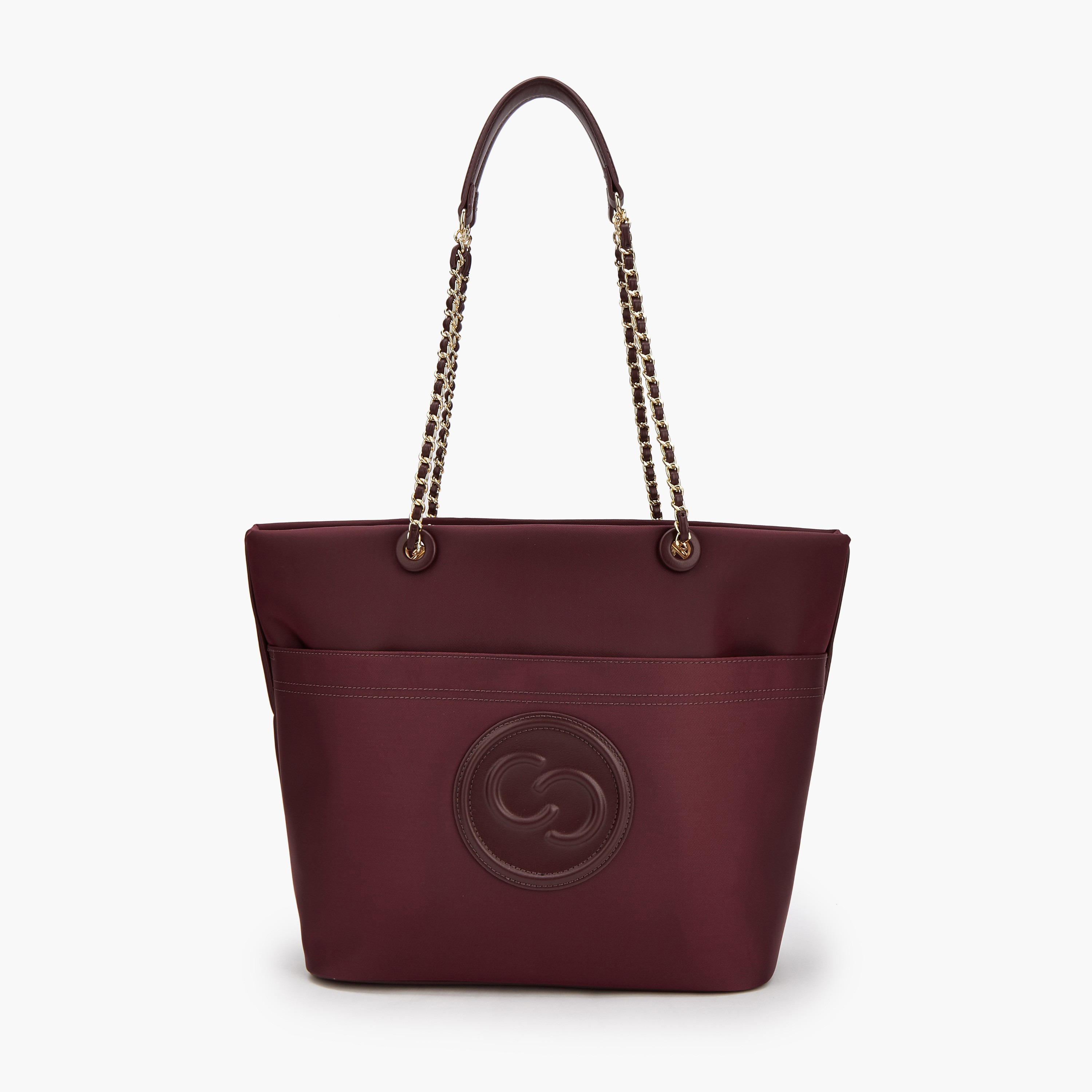 شنطة توتي بشعار منقوش بسحّاب إغلاق من سيليست-women-bagsandwallets-handbags-image-1