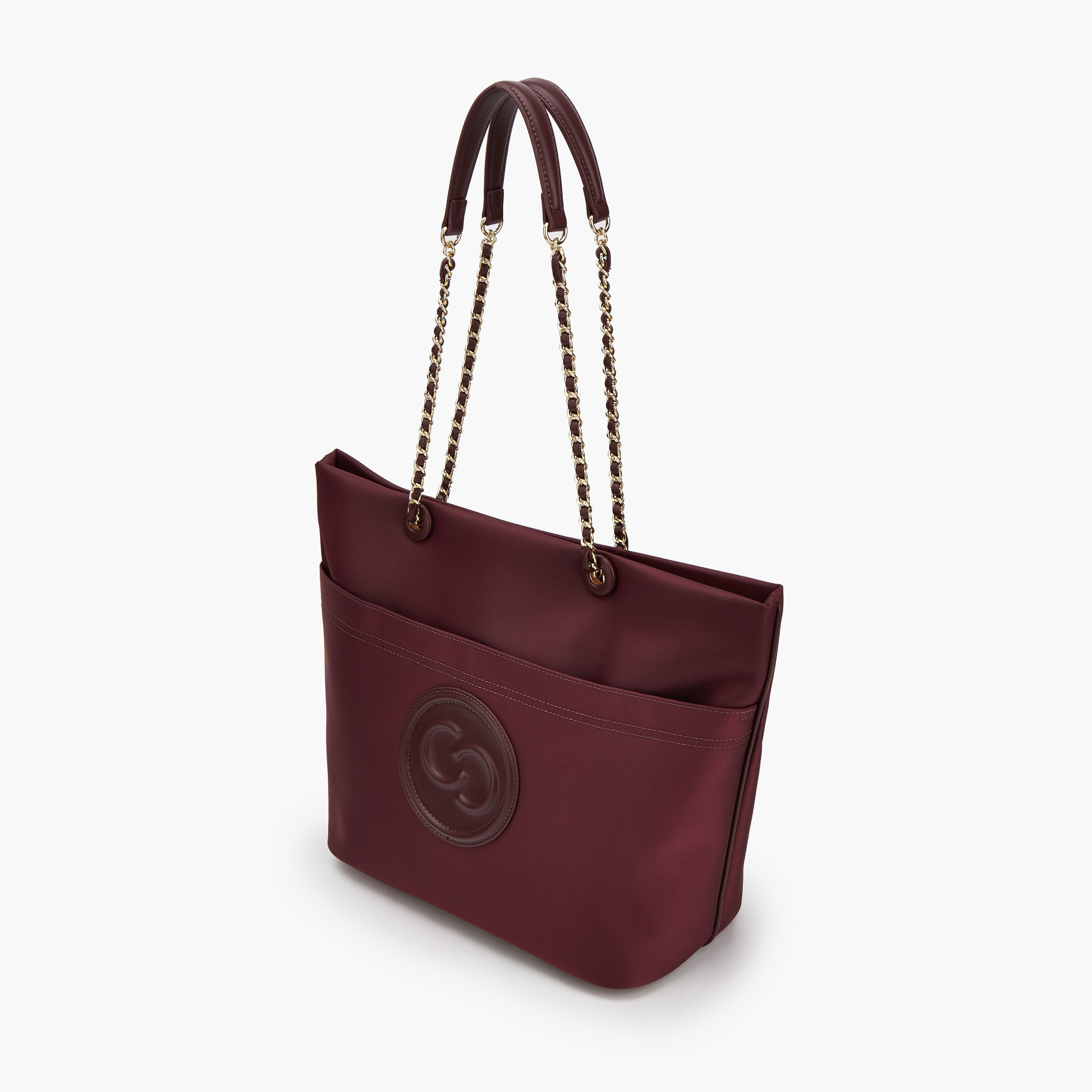 شنطة توتي بشعار منقوش بسحّاب إغلاق من سيليست-women-bagsandwallets-handbags-image-4