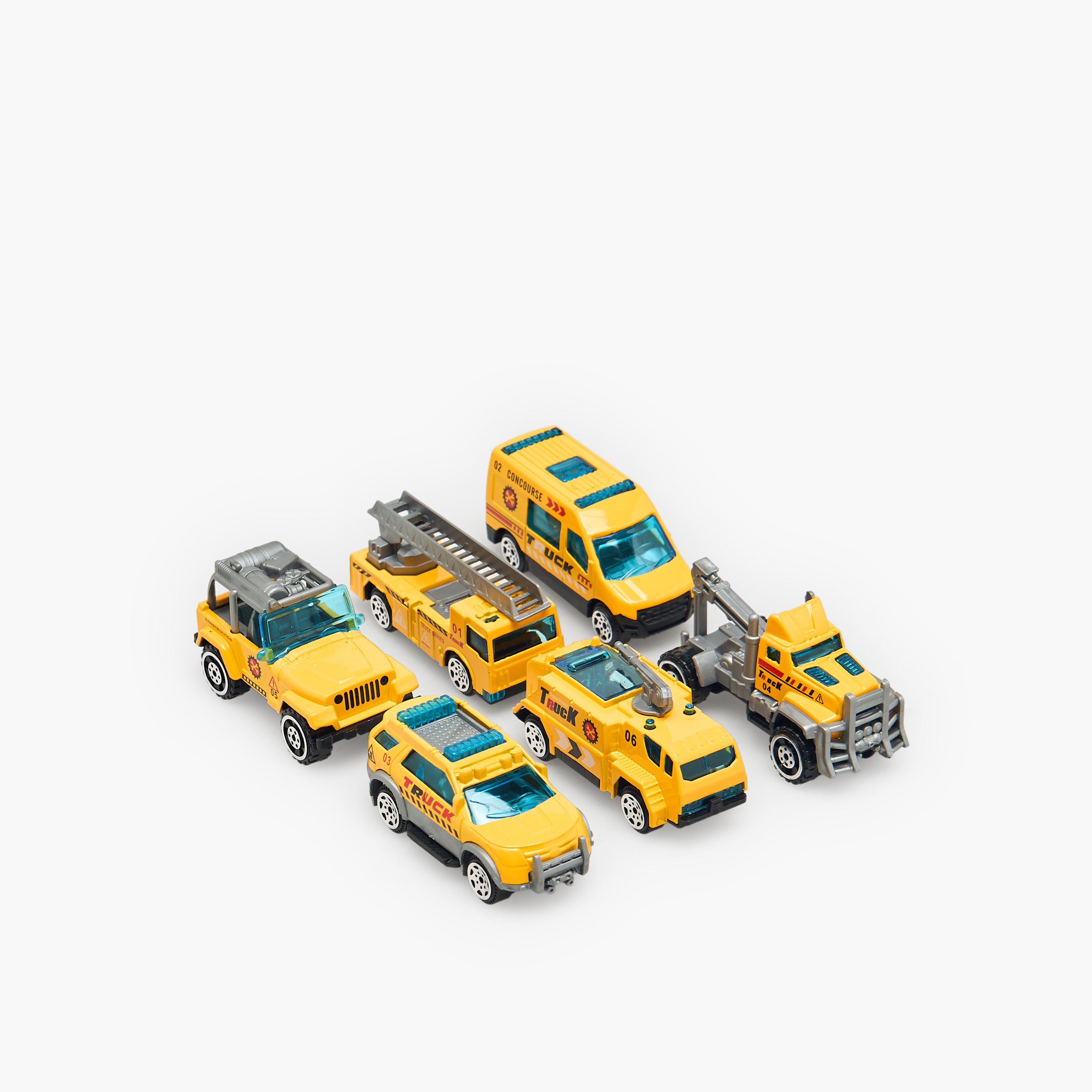 Gloo 6-Piece Die-Cast Construction Vehicle Set-toys-playvehicles-diecastcars-image-1