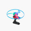 صحن طائر مع قاذف يدوي من جلو-toys-outdoor-sports-image-6