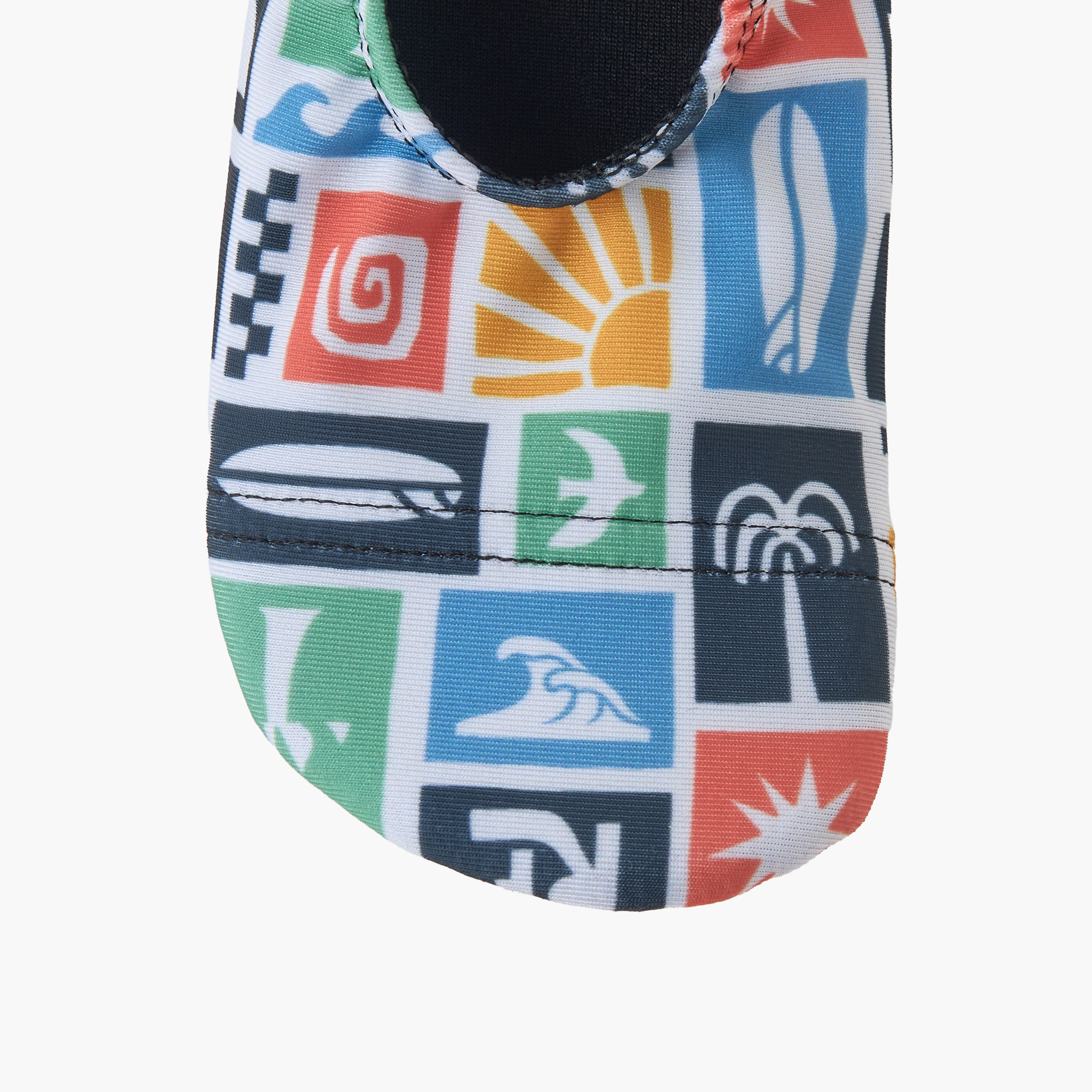 Juniors Surfing Print Pool Shoes-toys-outdoor-poolandbeach-poolaccessories-image-3