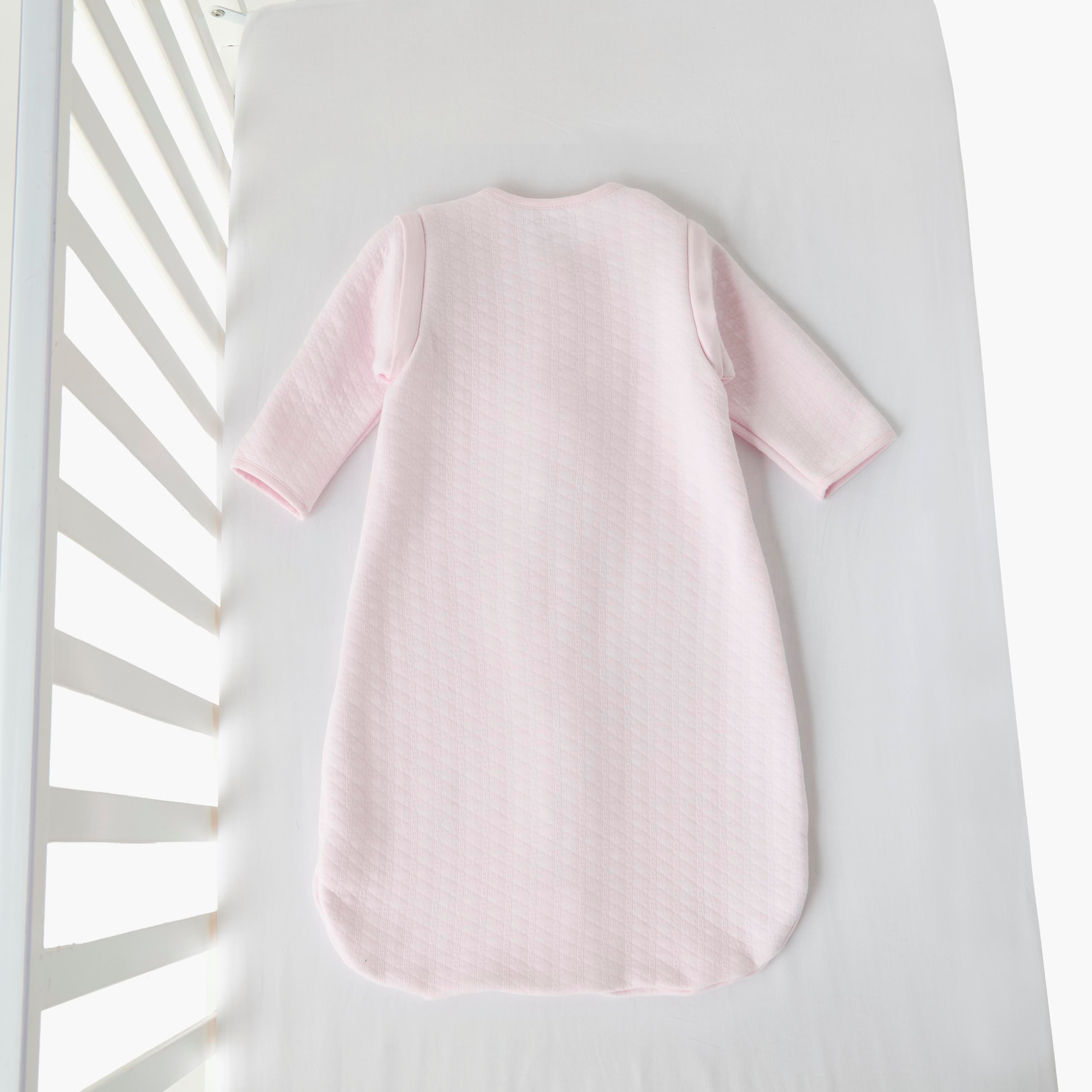 شنطة نوم قطن بأكمام قابلة للإزالة من جونيورز - 70 سم-baby-nursery-blanketsandswaddles-swaddlesandsleepingbags-image-2