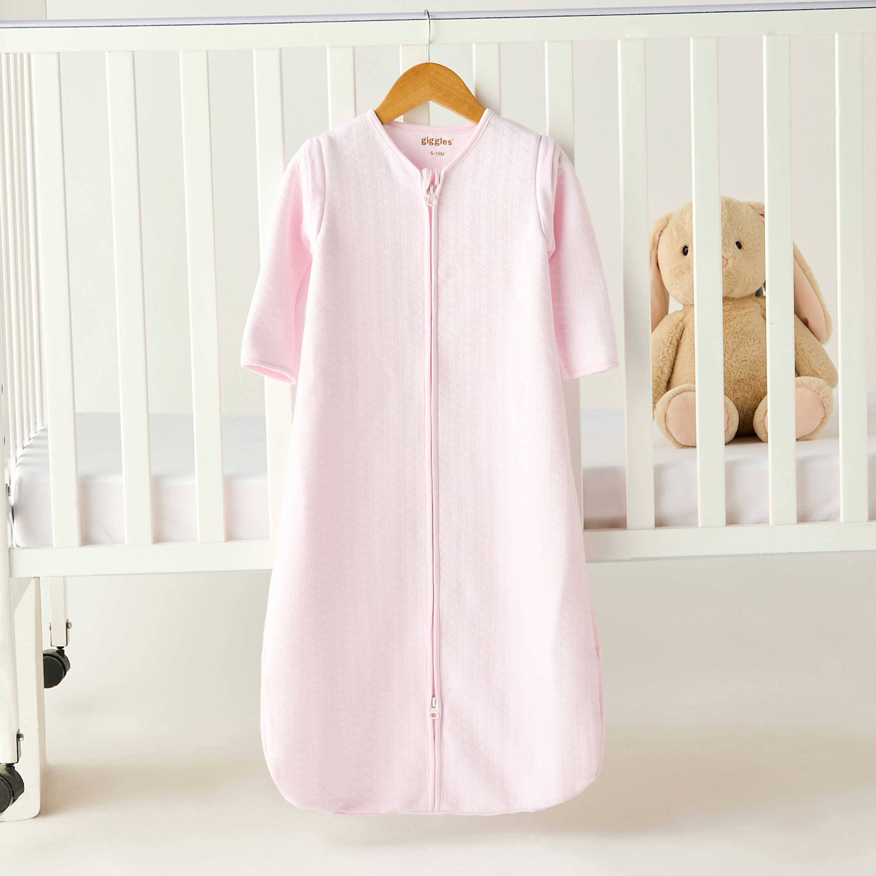 Juniors Baby Sleeping Bag with Zip Closure, 70 cm-baby-nursery-blanketsandswaddles-swaddlesandsleepingbags-image-2