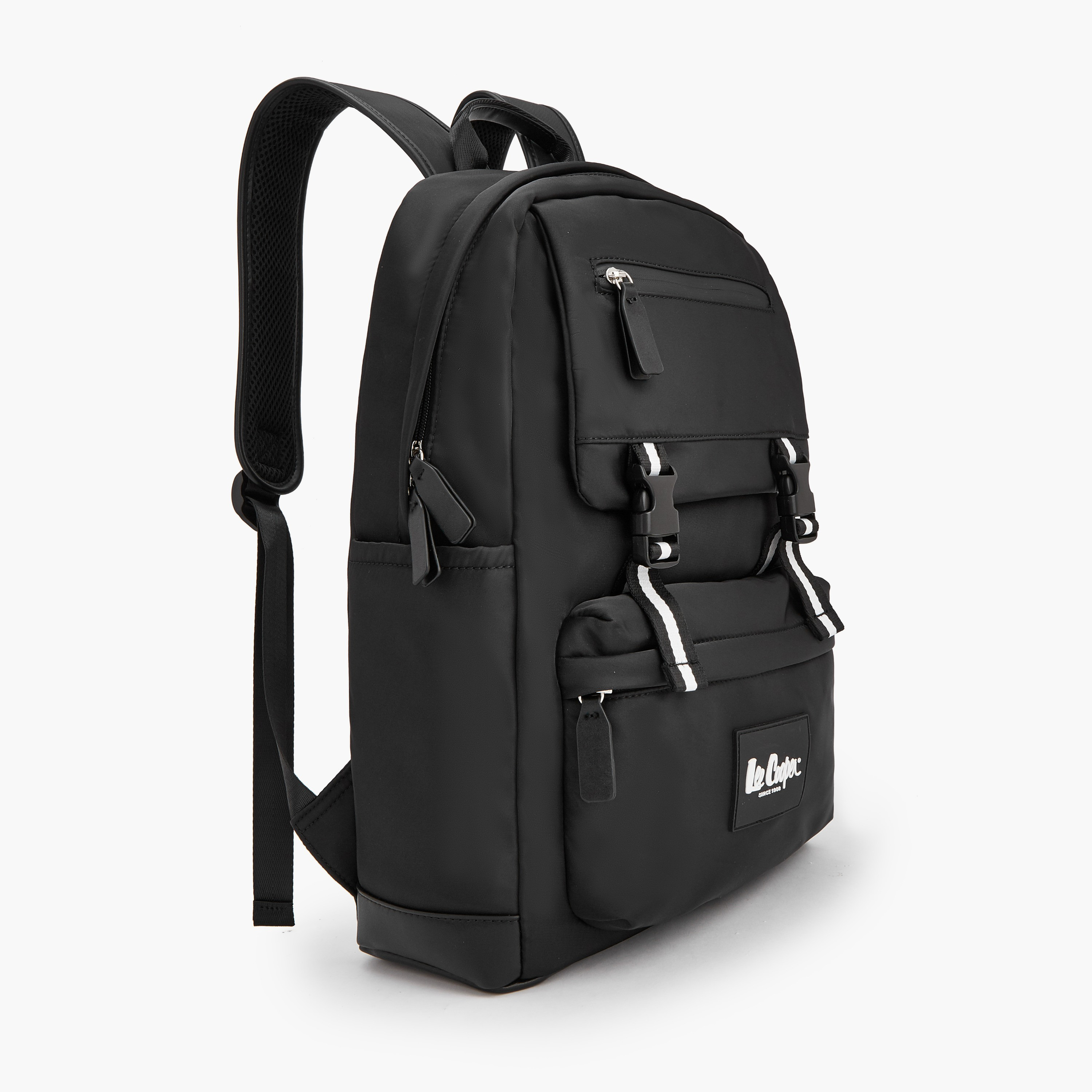 Lee Cooper Solid Backpack with Buckle Closure-school-bagsandbackpacks-backpacks-image-2