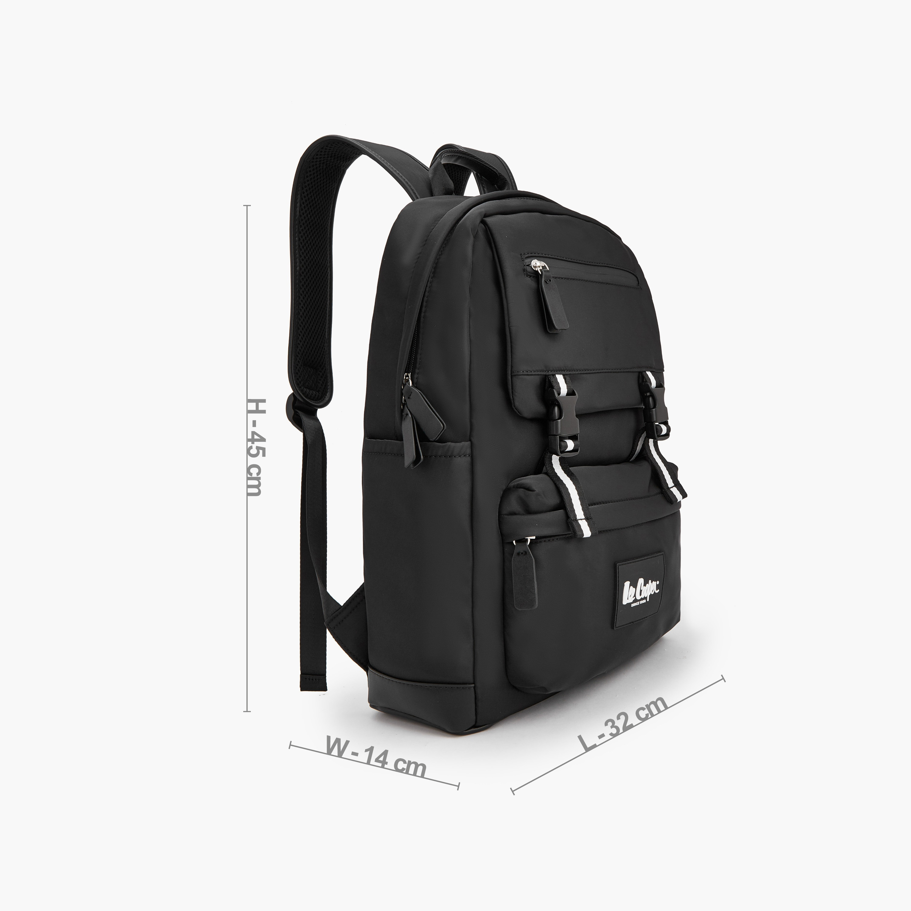 شنطة ظهر سادة بإبزيم إغلاق من لي كوبر-school-bagsandbackpacks-backpacks-image-5