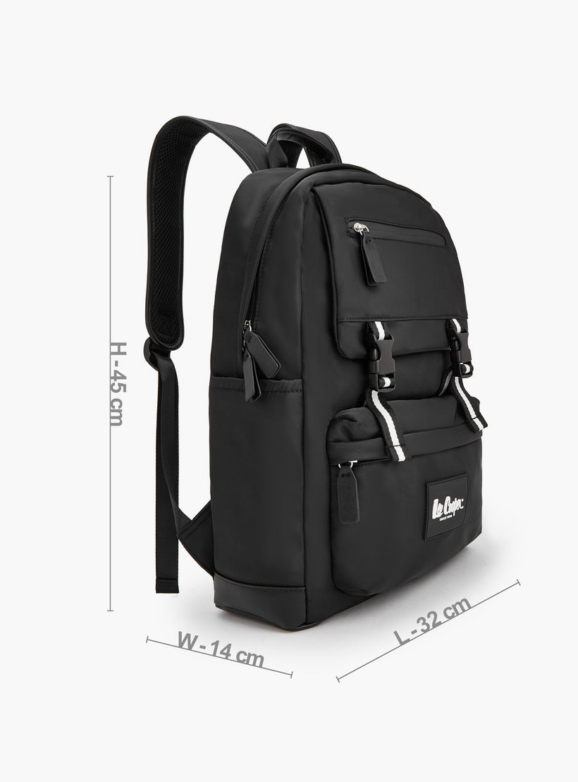 شنطة ظهر سادة بإبزيم إغلاق من لي كوبر-school-bagsandbackpacks-backpacks-image-5