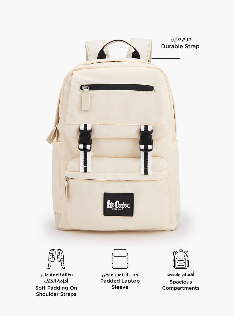 شنطة ظهر سادة بإبزيم إغلاق من لي كوبر-school-bagsandbackpacks-backpacks-image-2