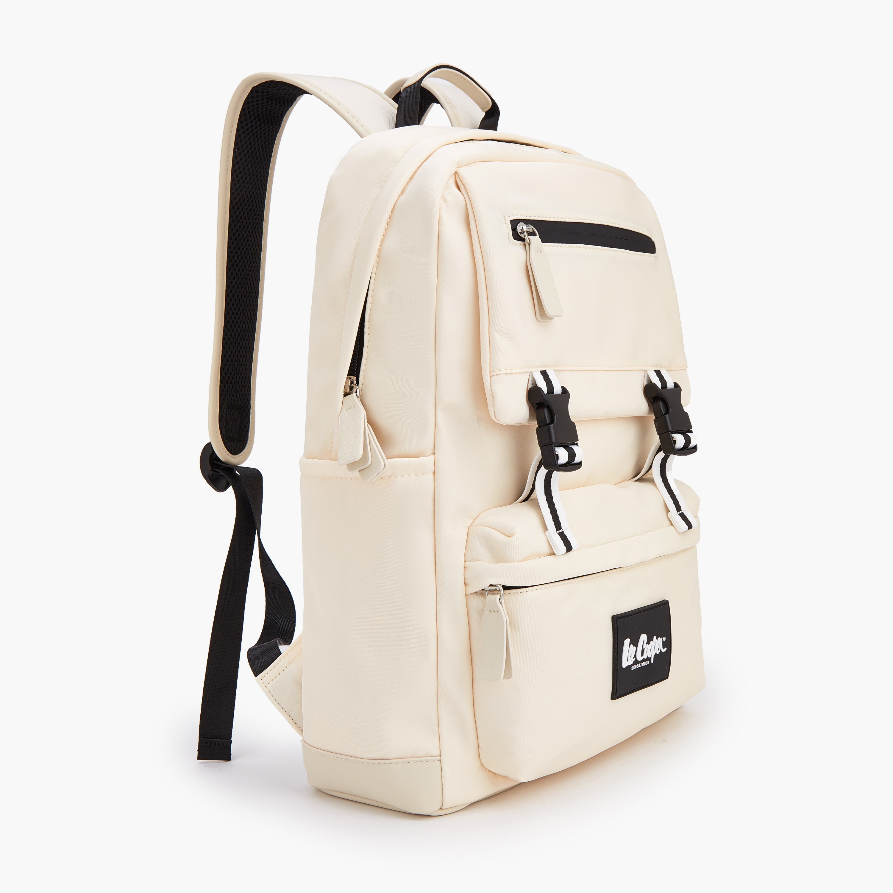 Lee Cooper Solid Backpack with Buckle Closure-school-bagsandbackpacks-backpacks-image-4