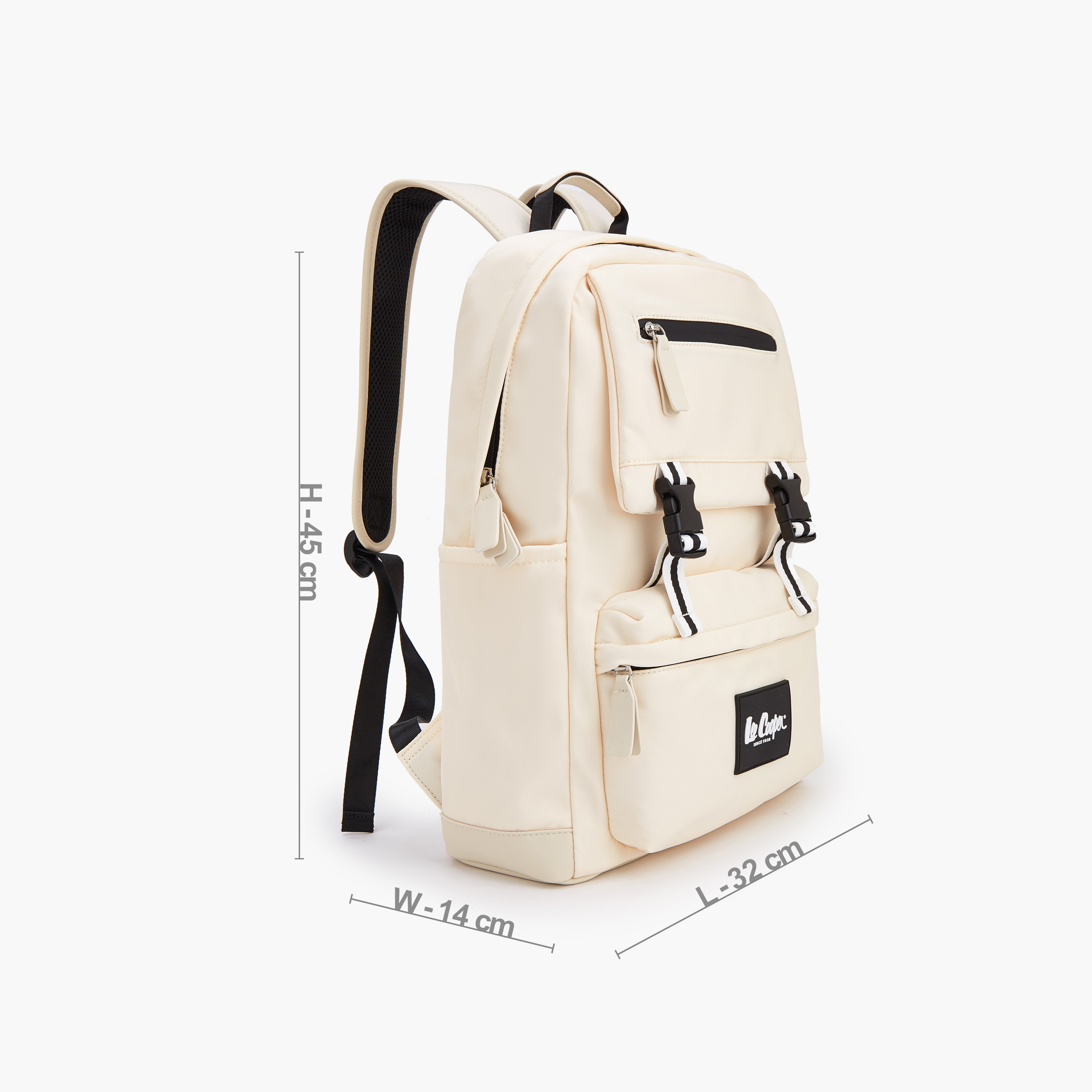 شنطة ظهر سادة بإبزيم إغلاق من لي كوبر-school-bagsandbackpacks-backpacks-image-5