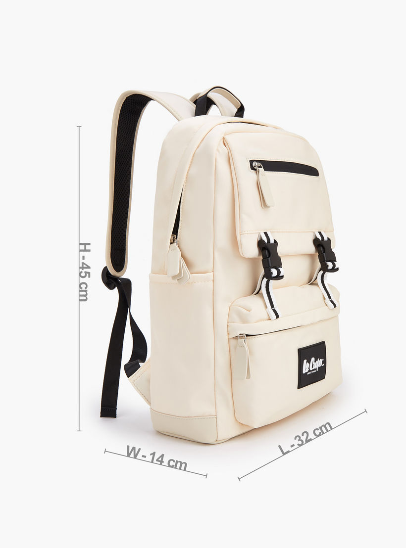 شنطة ظهر سادة بإبزيم إغلاق من لي كوبر-school-bagsandbackpacks-backpacks-image-5