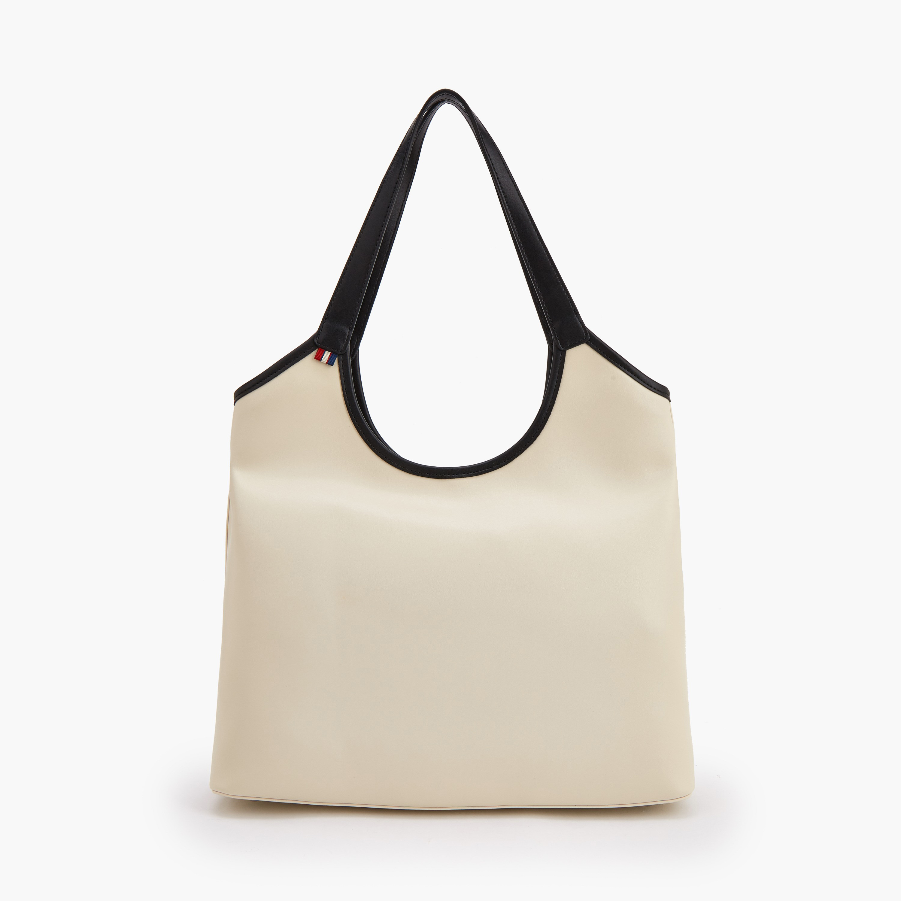 Lee Cooper Contrast Trim Shoulder Bag with Flap Pocket-women-bagsandwallets-handbags-image-4