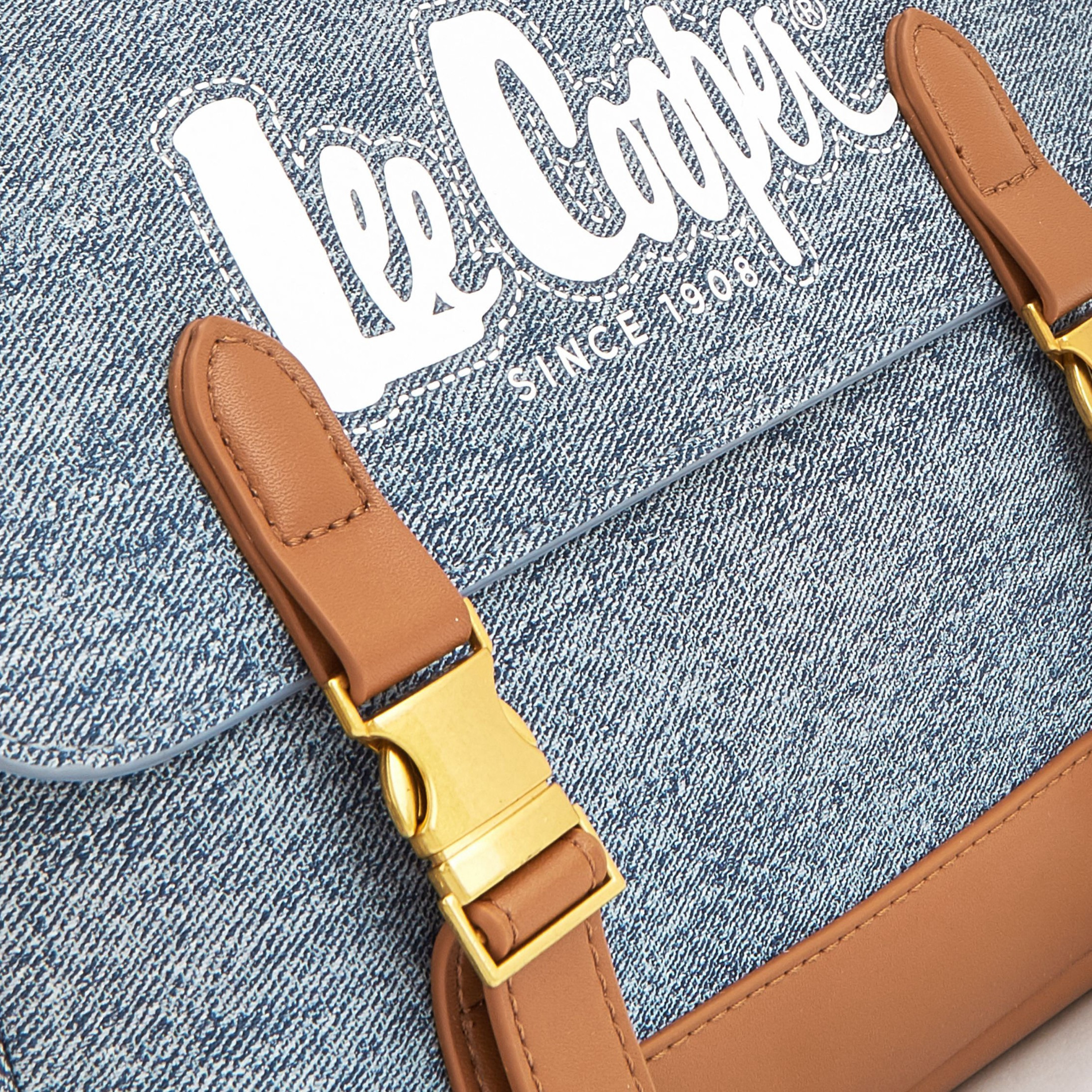 شنطة كروس بودي دينم بإبزيم إغلاق من لي كوبر-women-bagsandwallets-handbags-image-3