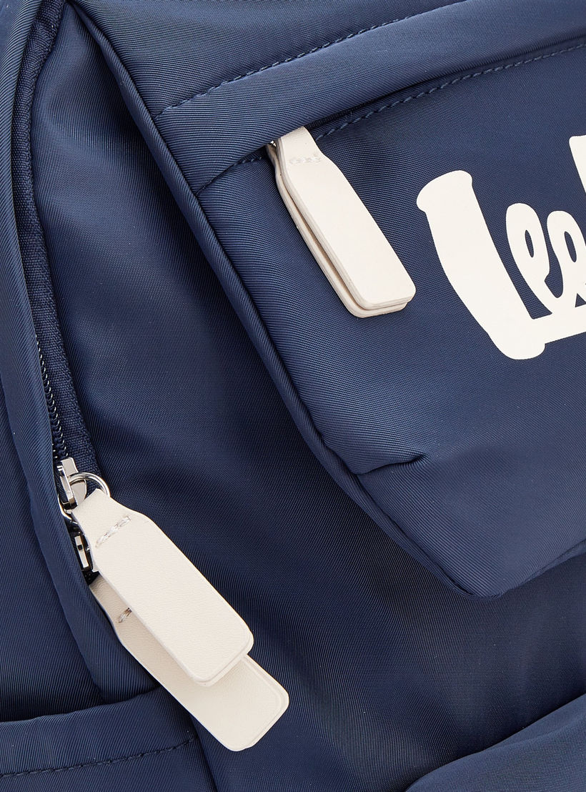 شنطة ظهر بطبعة الشعار مع أحزمة كتف قابلة للتعديل من لي كوبر-school-bagsandbackpacks-backpacks-image-3