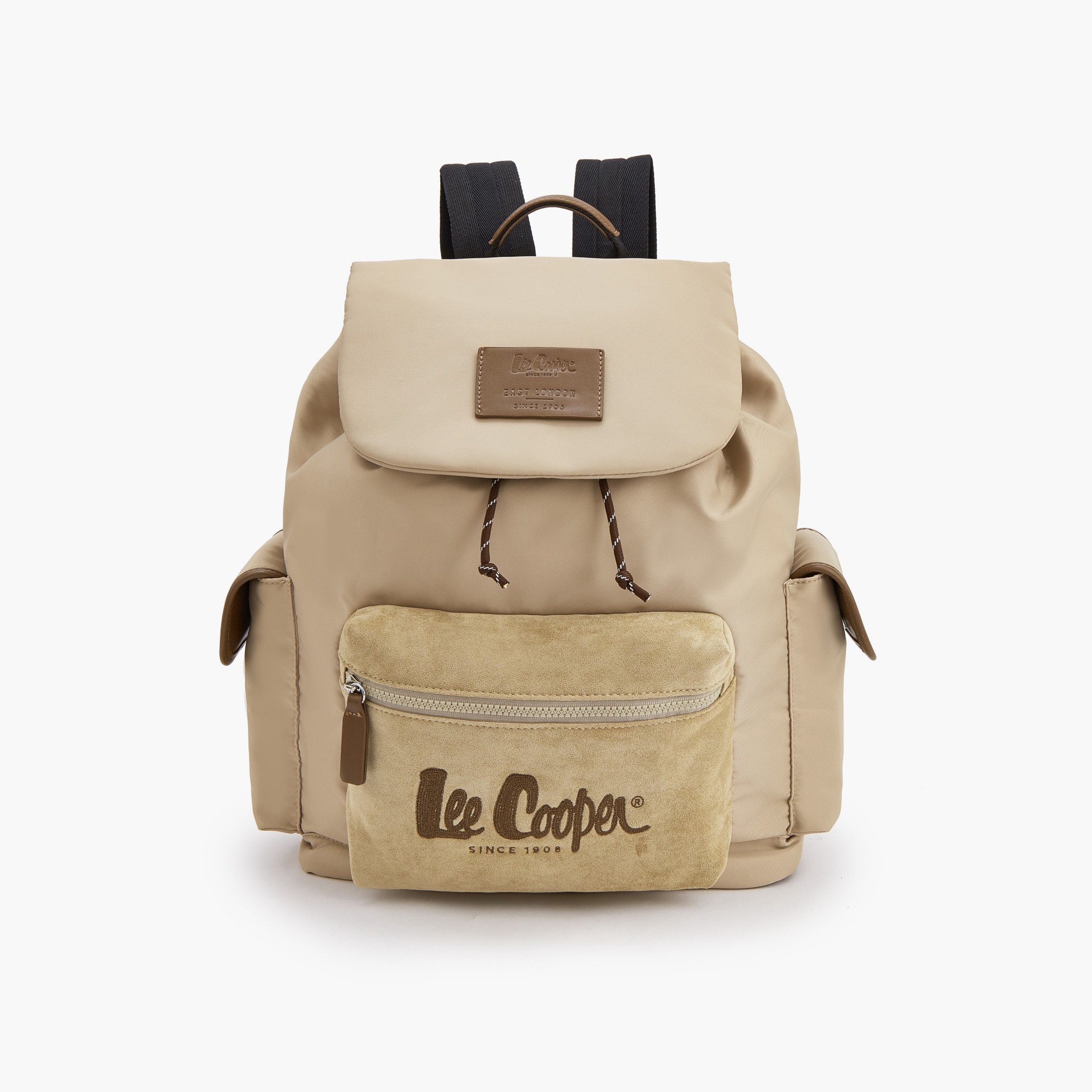 شنطة ظهر بأحزمة كتف قابلة للتعديل وطبعات الشعار من لي كوبر-school-bagsandbackpacks-backpacks-image-1