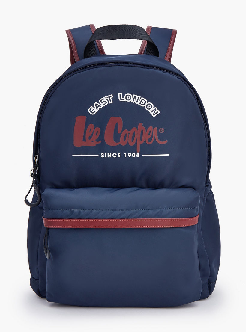 شنطة ظهر بجيب أمامي وطبعات الشعار من لي كوبر-school-bagsandbackpacks-backpacks-image-1