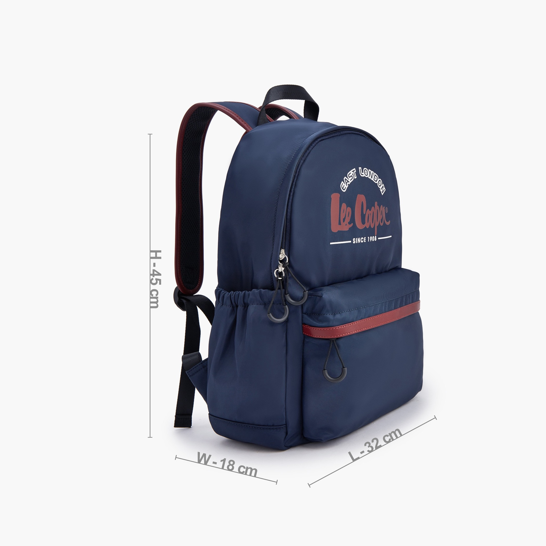 شنطة ظهر بجيب أمامي وطبعات الشعار من لي كوبر-school-bagsandbackpacks-backpacks-image-2