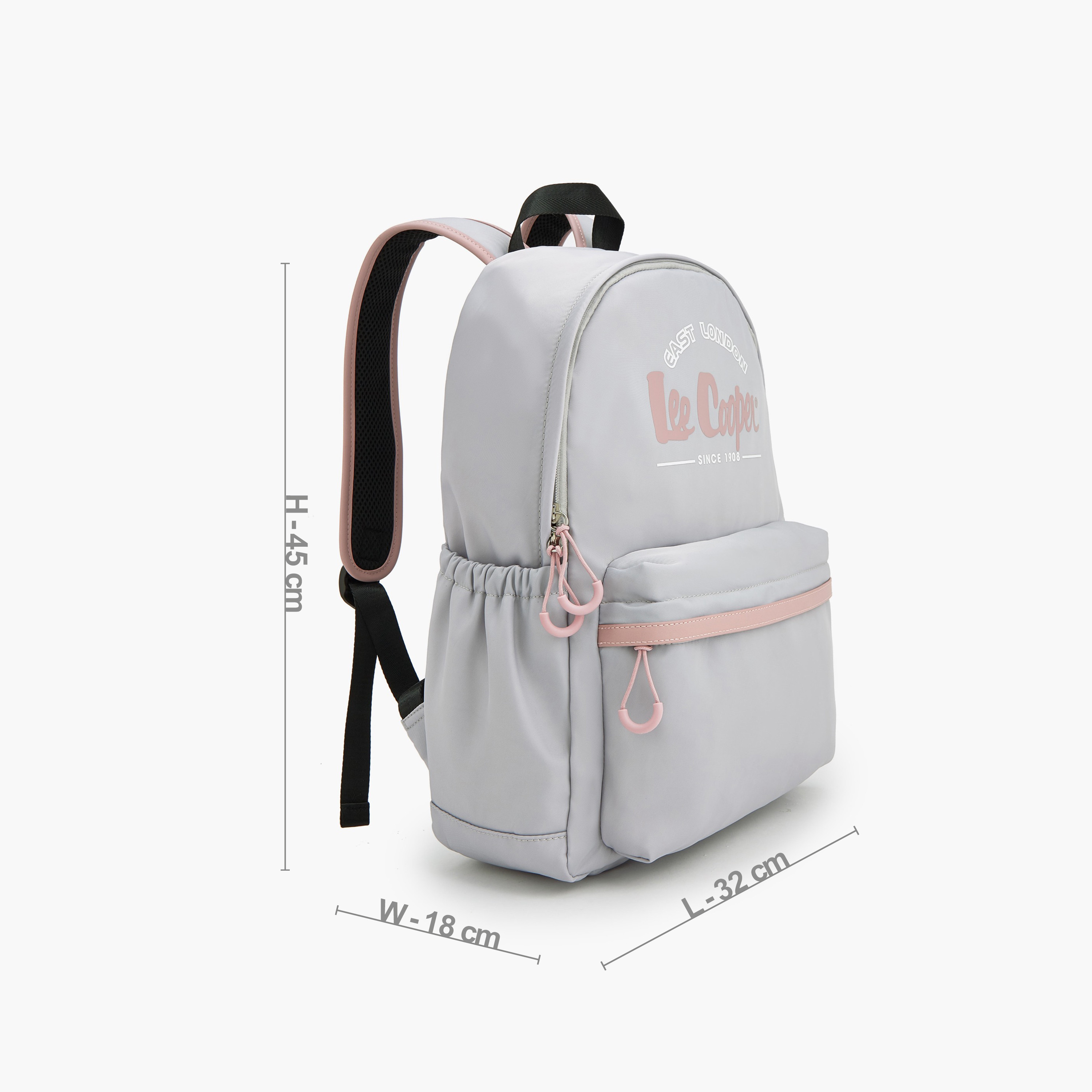 شنطة ظهر بجيب أمامي وطبعات الشعار من لي كوبر-school-bagsandbackpacks-backpacks-image-2