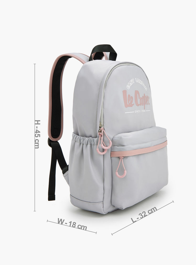 شنطة ظهر بجيب أمامي وطبعات الشعار من لي كوبر-school-bagsandbackpacks-backpacks-image-2