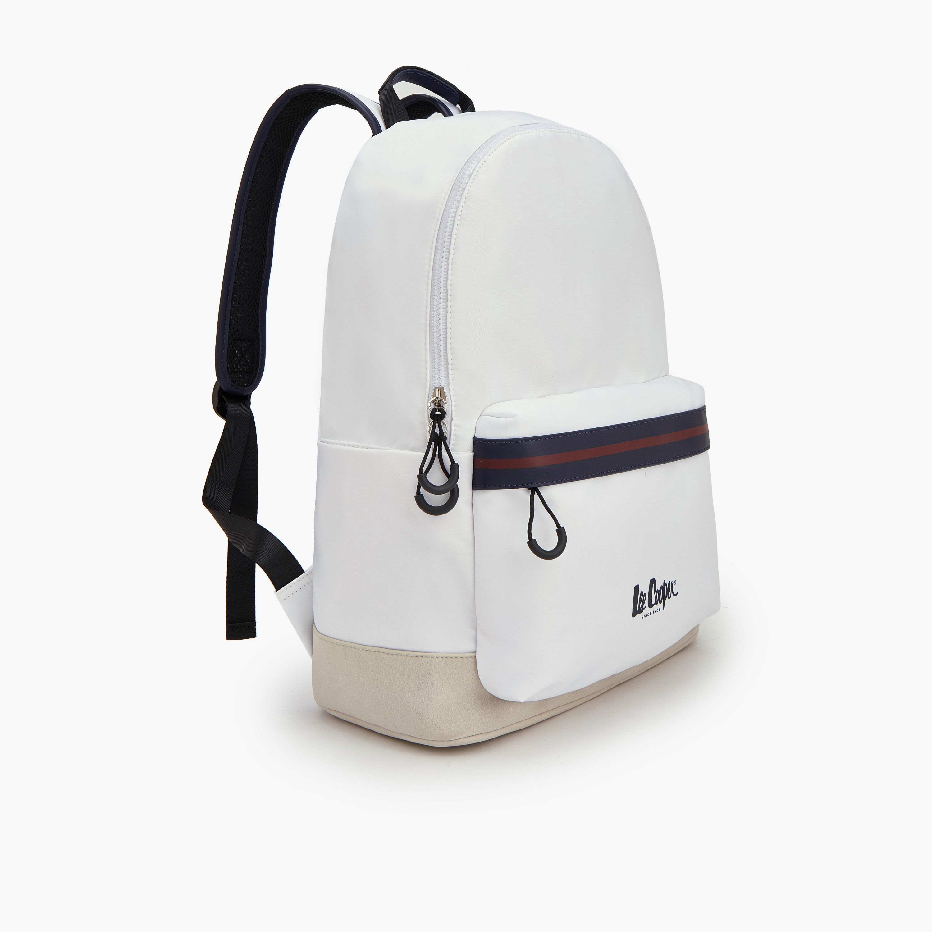Lee Cooper Logo Print Backpack with Adjustable Shoulder Straps-school-bagsandbackpacks-backpacks-image-4
