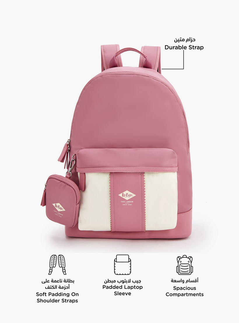 شنطة ظهر سادة بأحزمة كتف قابلة للتعديل من لي كوبر-school-bagsandbackpacks-backpacks-image-4