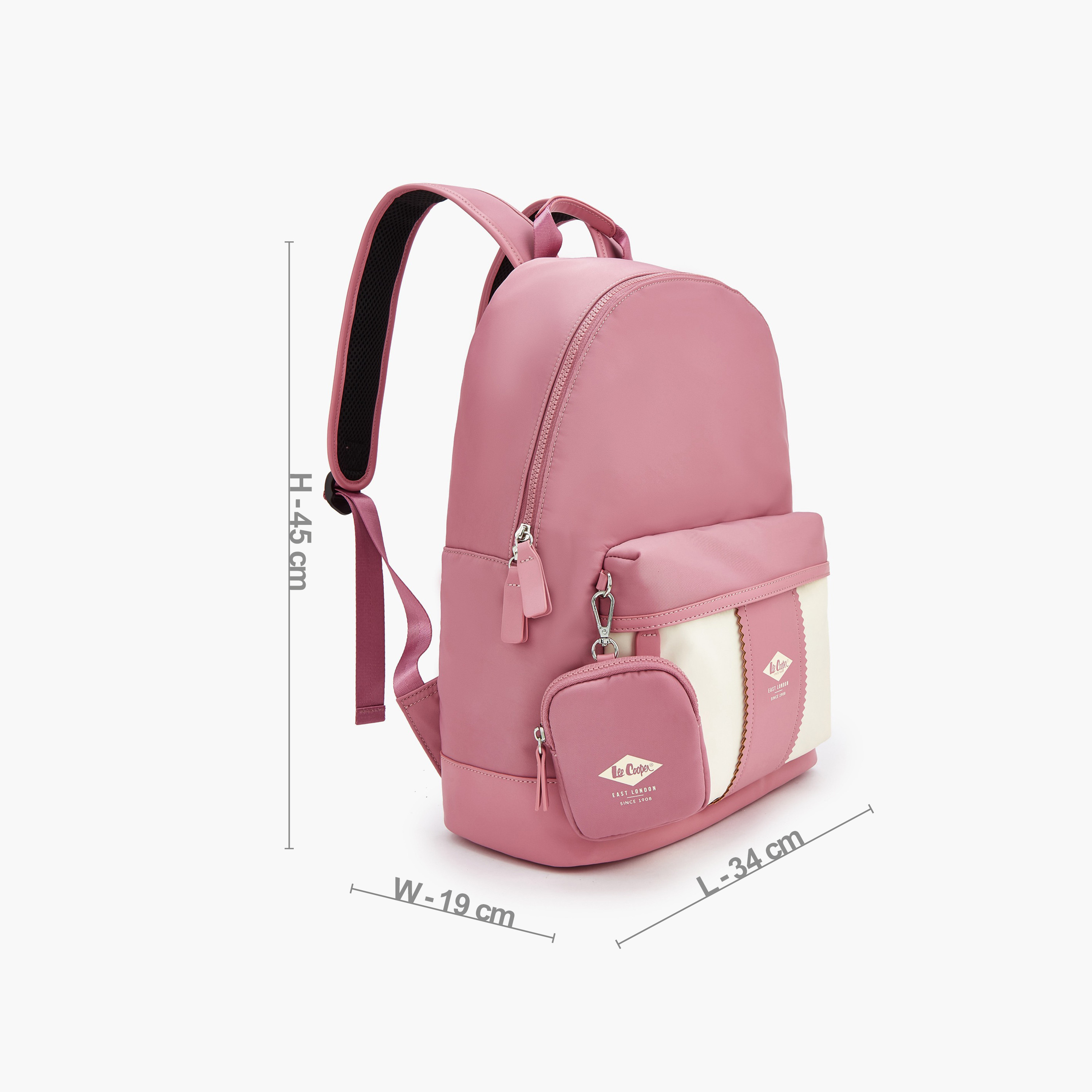 شنطة ظهر سادة بأحزمة كتف قابلة للتعديل من لي كوبر-school-bagsandbackpacks-backpacks-image-2