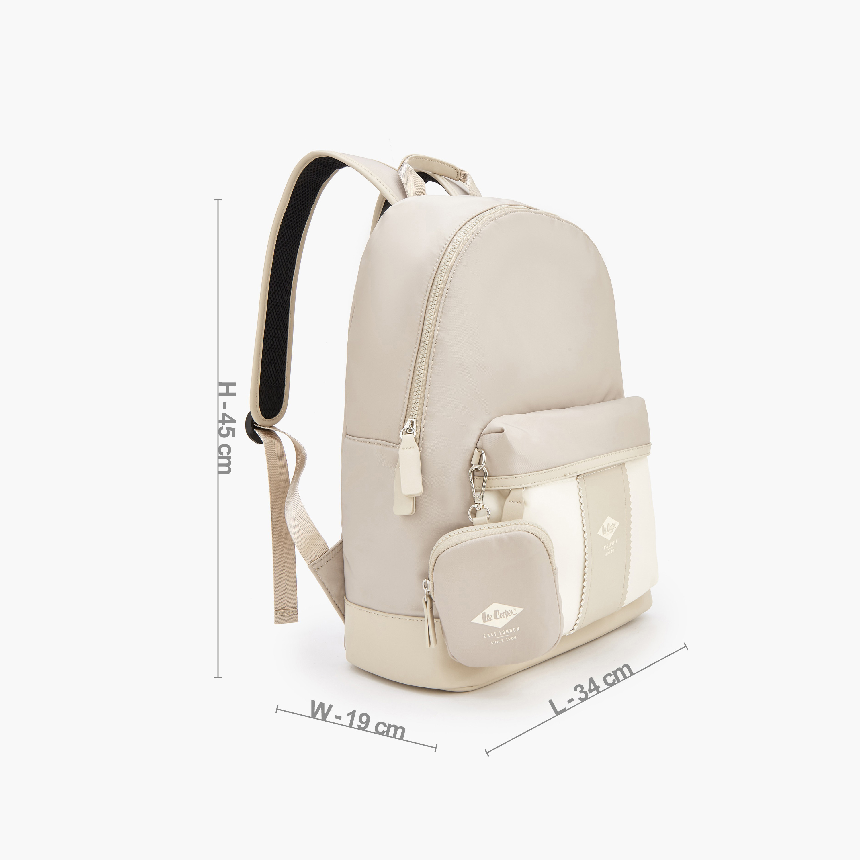 شنطة ظهر سادة بأحزمة كتف قابلة للتعديل من لي كوبر-school-bagsandbackpacks-backpacks-image-2