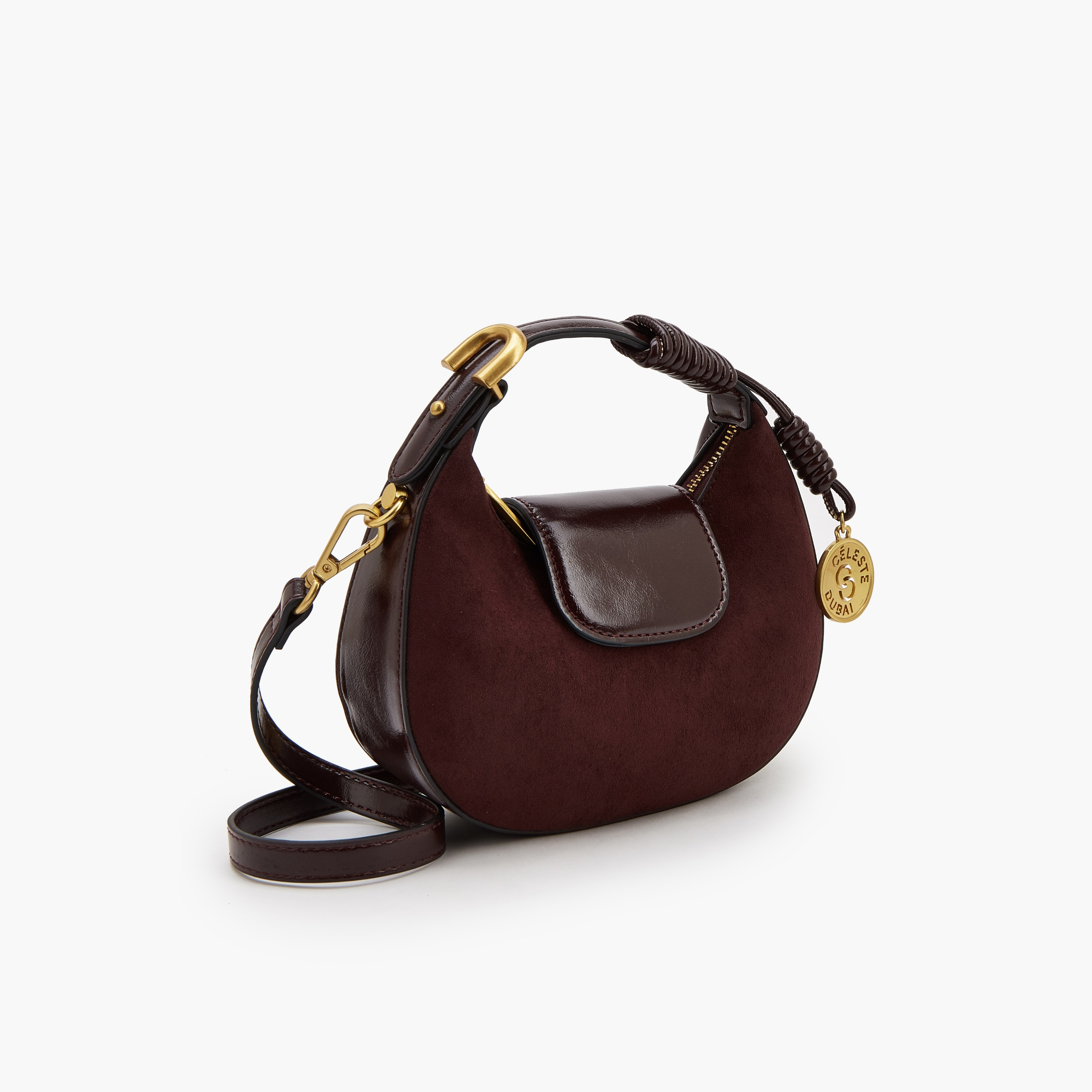 شنطة كروس بودي جلد سويدي بتفاصيل حبل من سيليست-women-bagsandwallets-handbags-image-3