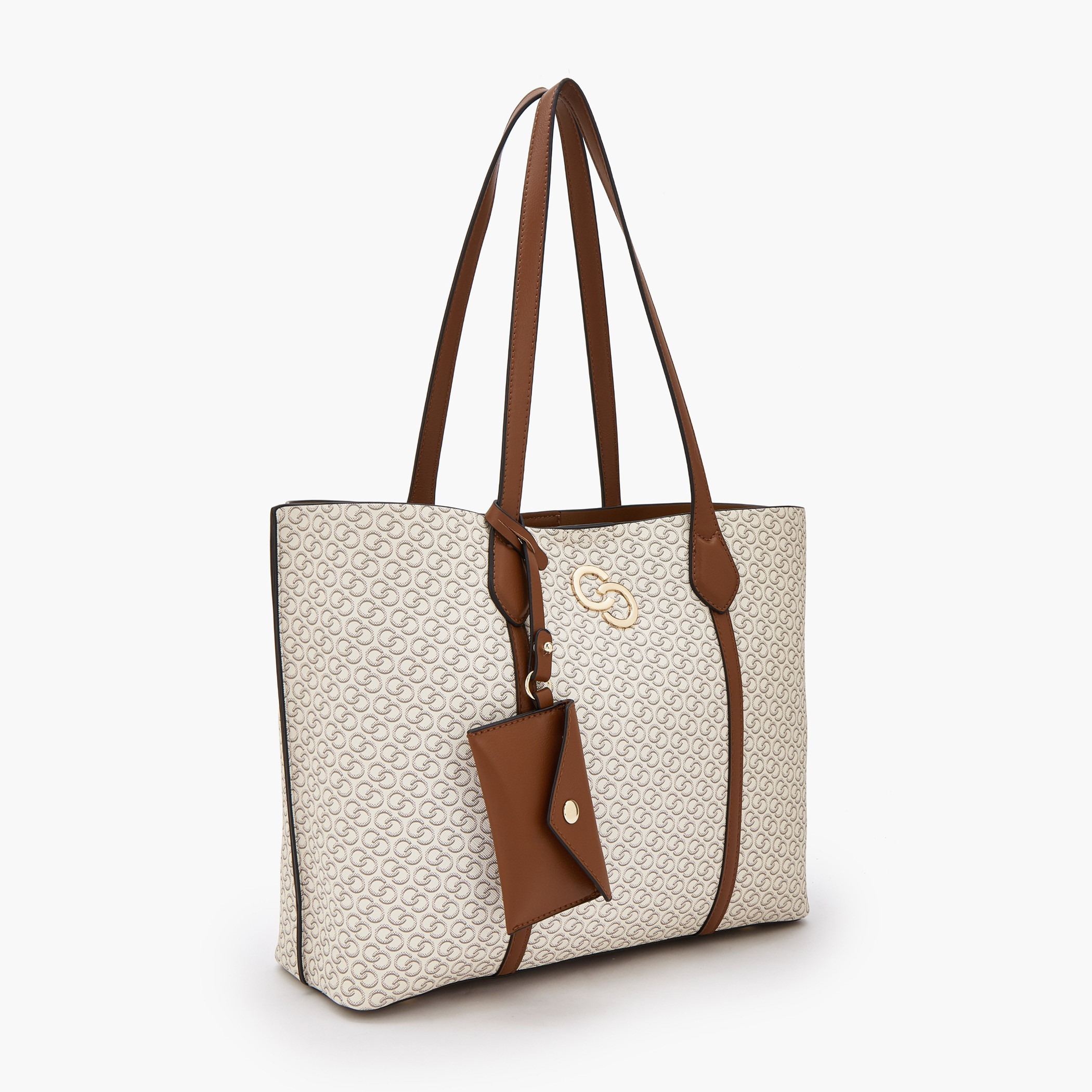 شنطة توتي بطبعات وبزر إغلاق مع محفظة عملات معدنية من سيليست-women-bagsandwallets-handbags-image-2