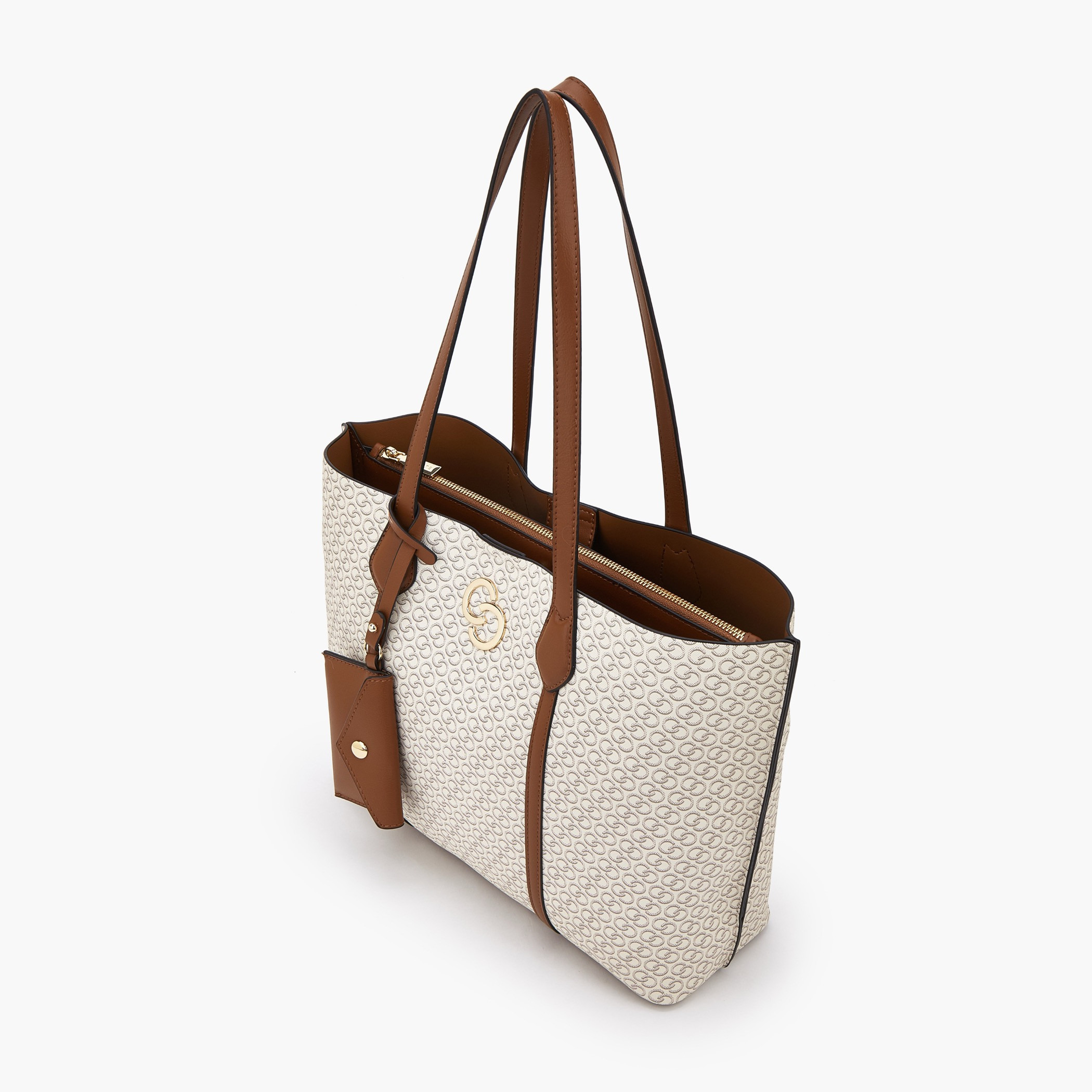 شنطة توتي بطبعات وبزر إغلاق مع محفظة عملات معدنية من سيليست-women-bagsandwallets-handbags-image-5