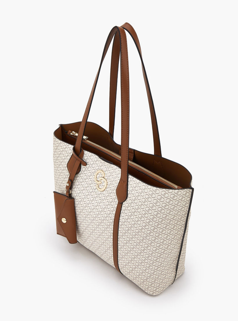 شنطة توتي بطبعات وبزر إغلاق مع محفظة عملات معدنية من سيليست-women-bagsandwallets-handbags-image-5