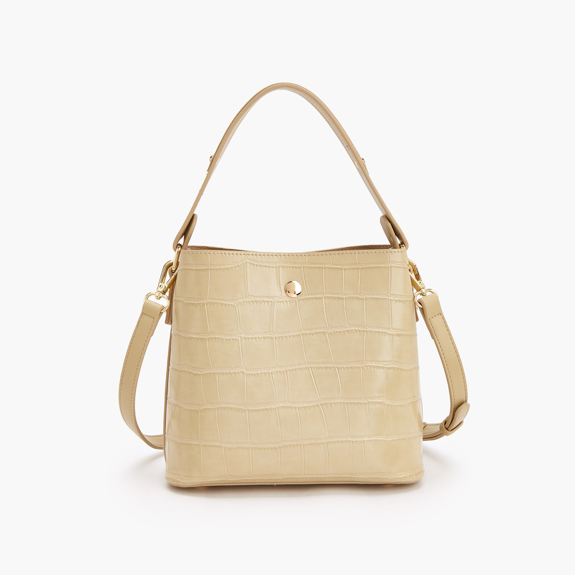 شنطة كتف بارزة الملمس بسحّاب من سيليست-women-bagsandwallets-handbags-image-5