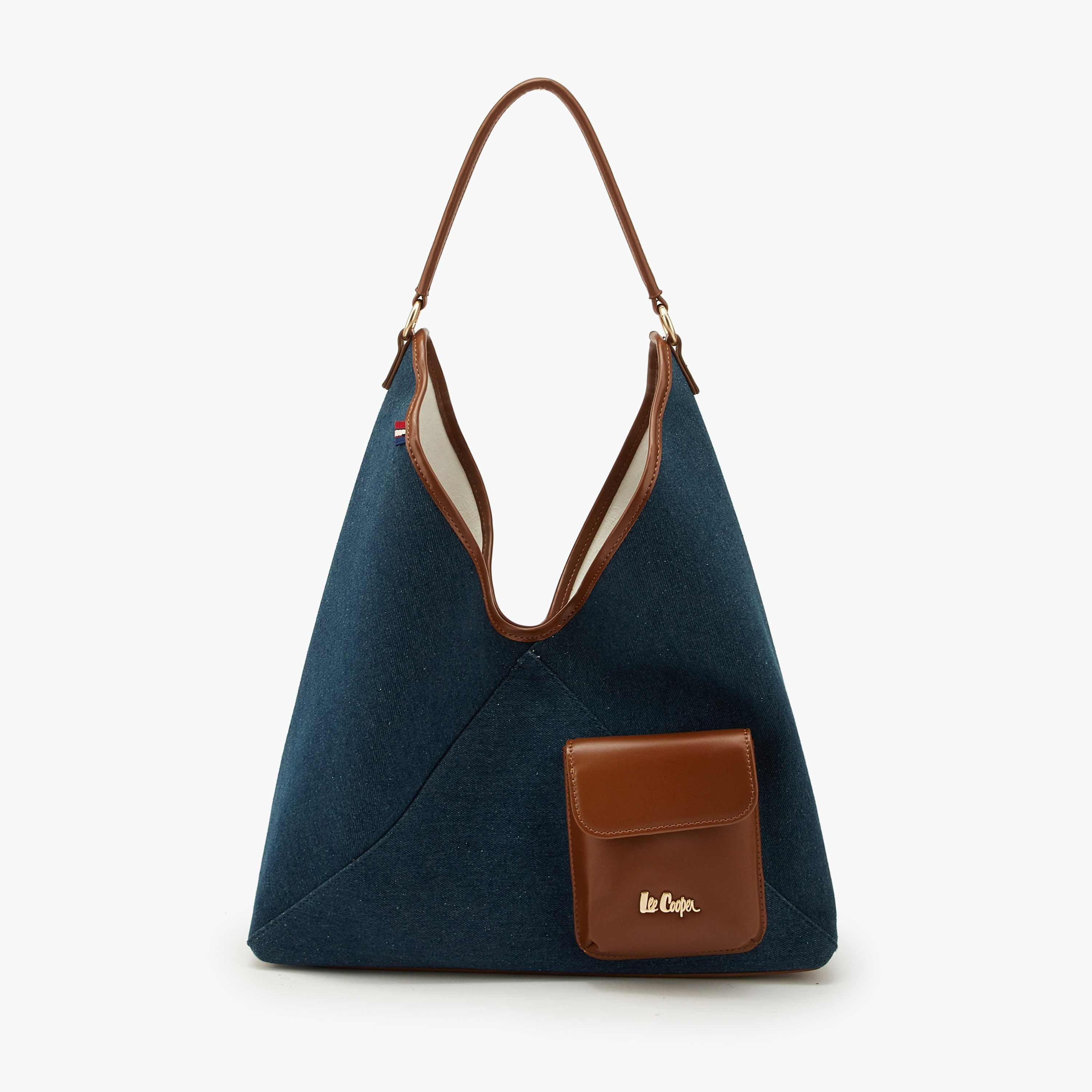 شنطة كتف دينم مع محفظة من لي كوبر-women-bagsandwallets-handbags-image-3