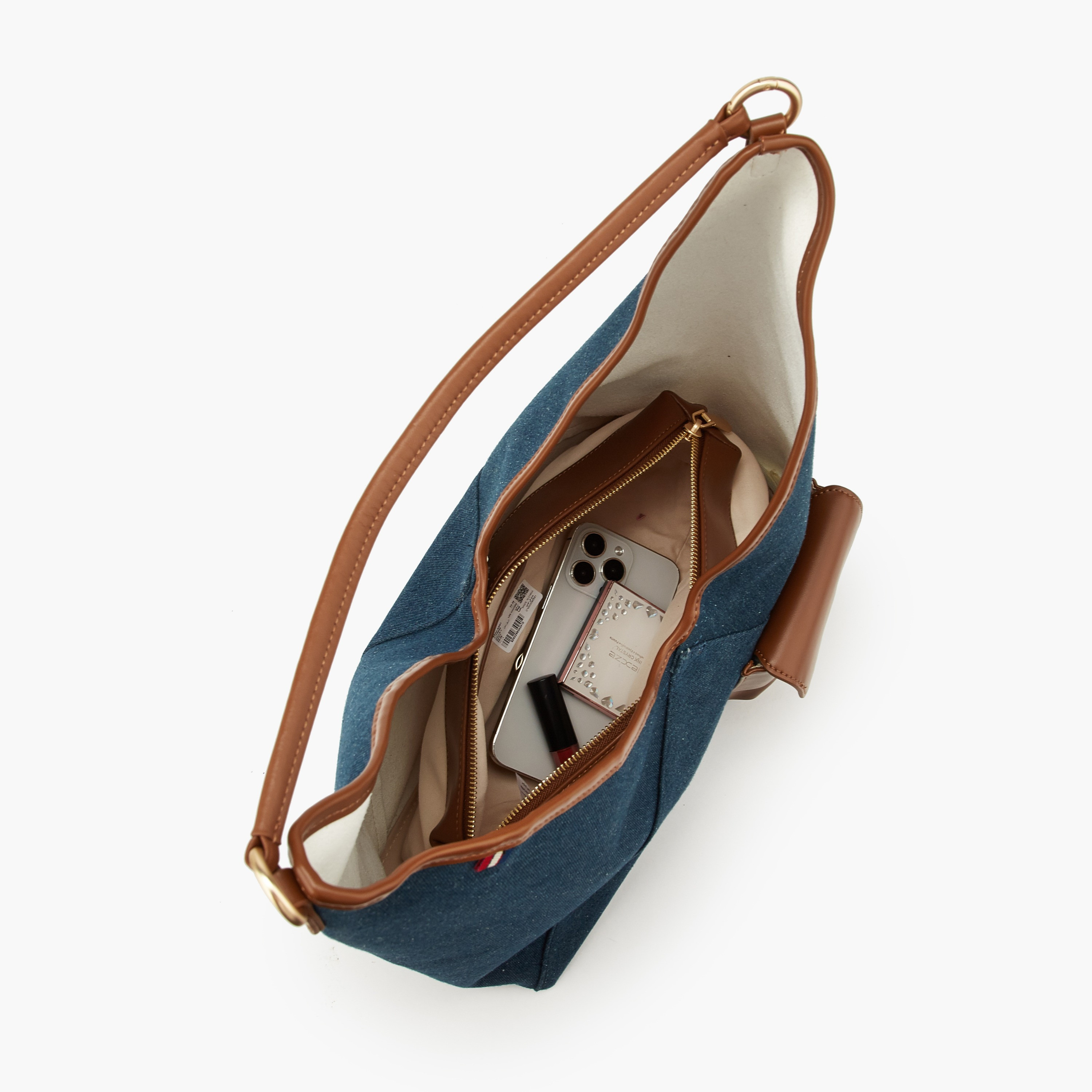 شنطة كتف دينم مع محفظة من لي كوبر-women-bagsandwallets-handbags-image-11