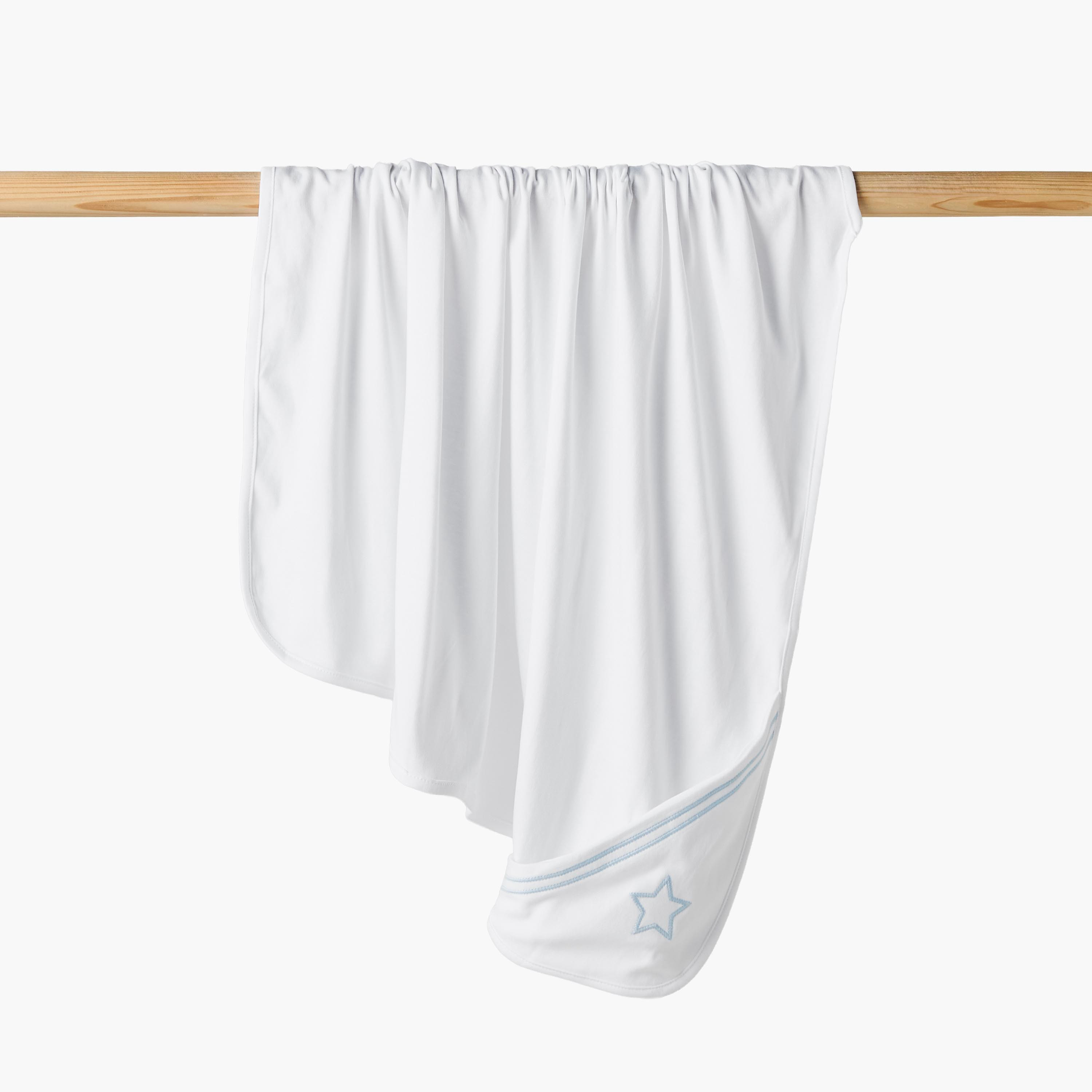 بطانية استقبال للأطفال بغطاء رأس من جونيورز-baby-nursery-blanketsandswaddles-receivingblankets-image-1