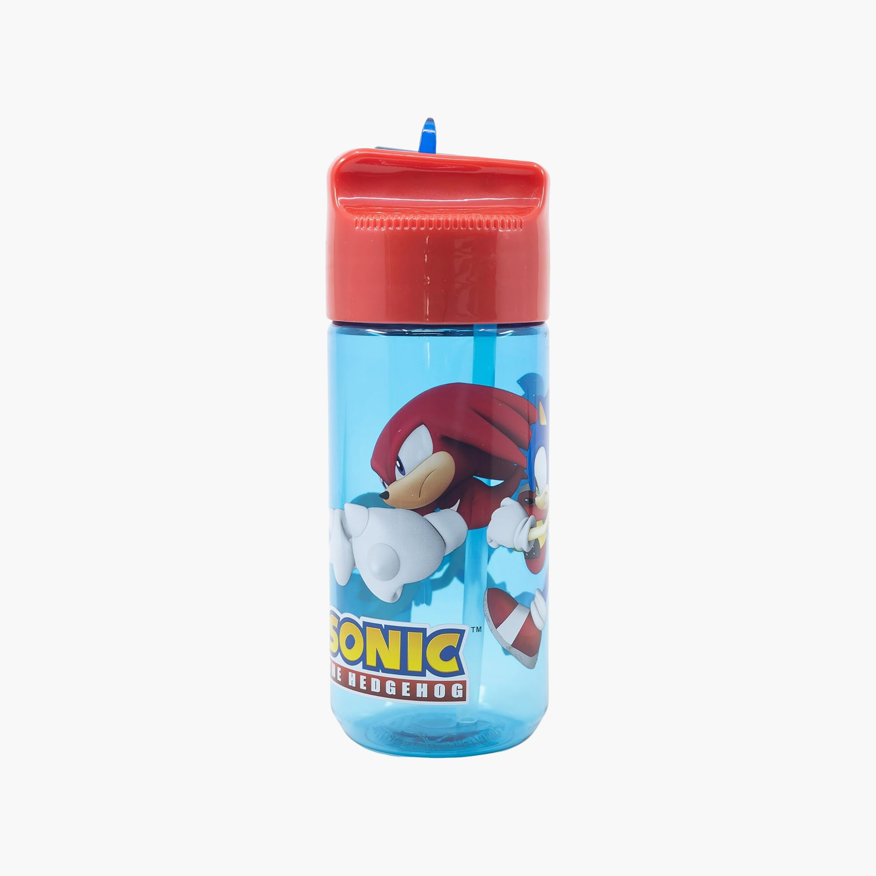 SEGA Sonic Print Water Bottle with Flip Spout - 540 ml-school-waterbottles-image-3