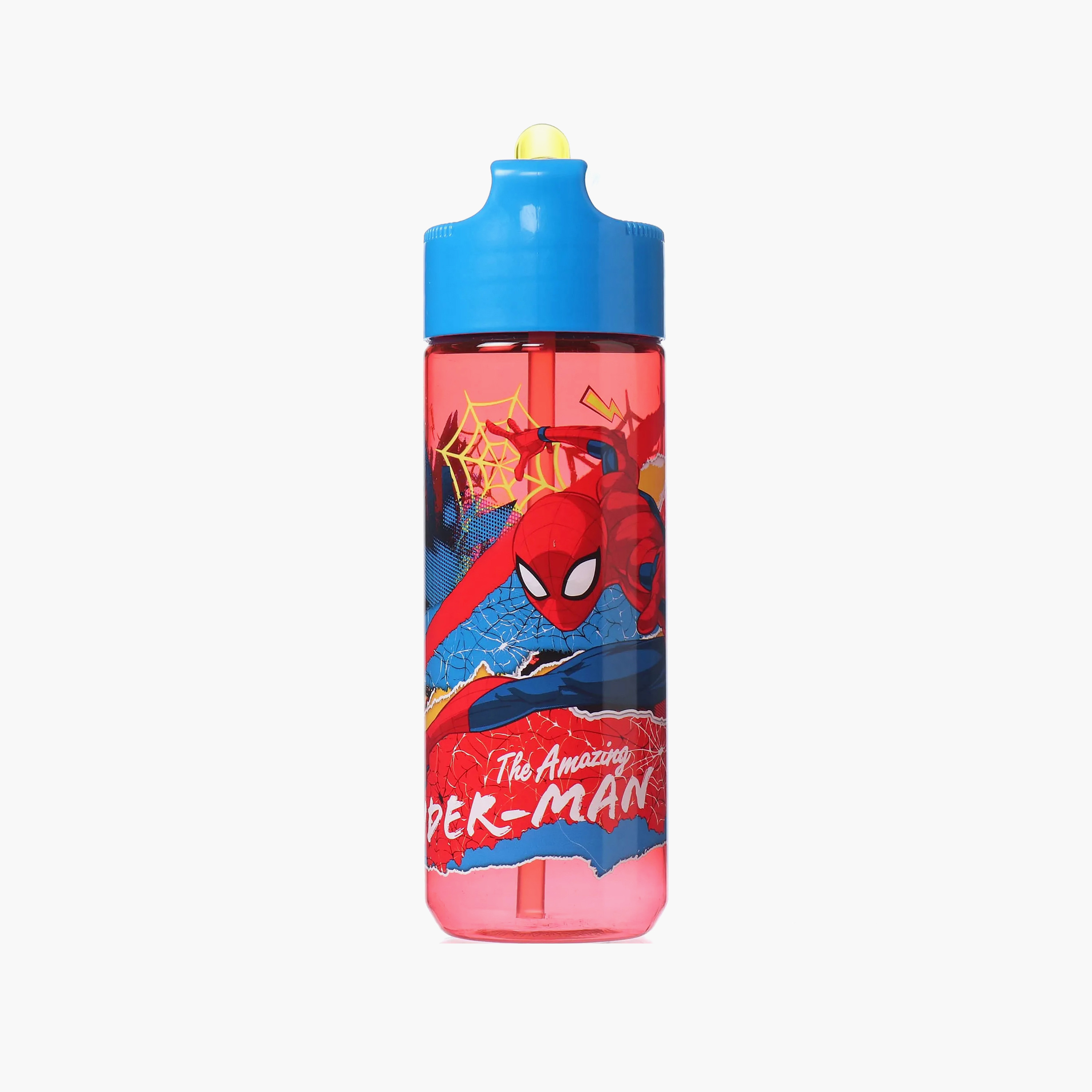 قارورة مياه سبايدرمان بغطاء فوهة قلاب - 540 مل-school-waterbottles-image-1