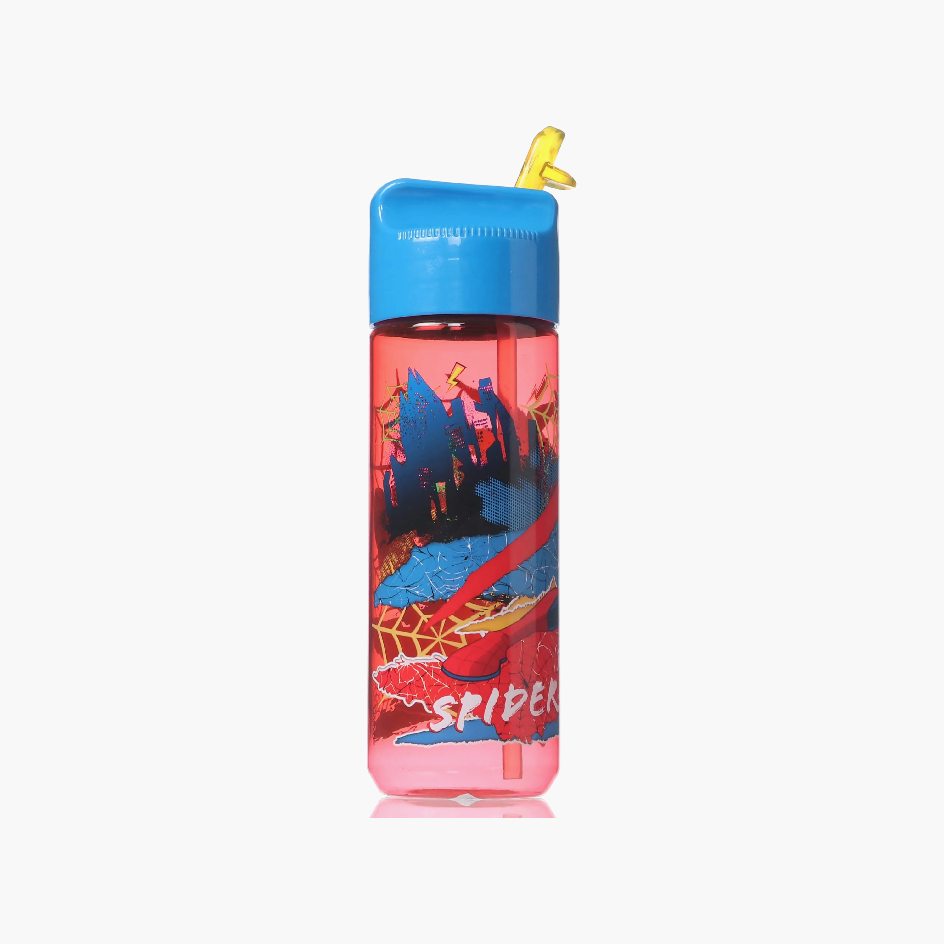 قارورة مياه سبايدرمان بغطاء فوهة قلاب - 540 مل-school-waterbottles-image-3