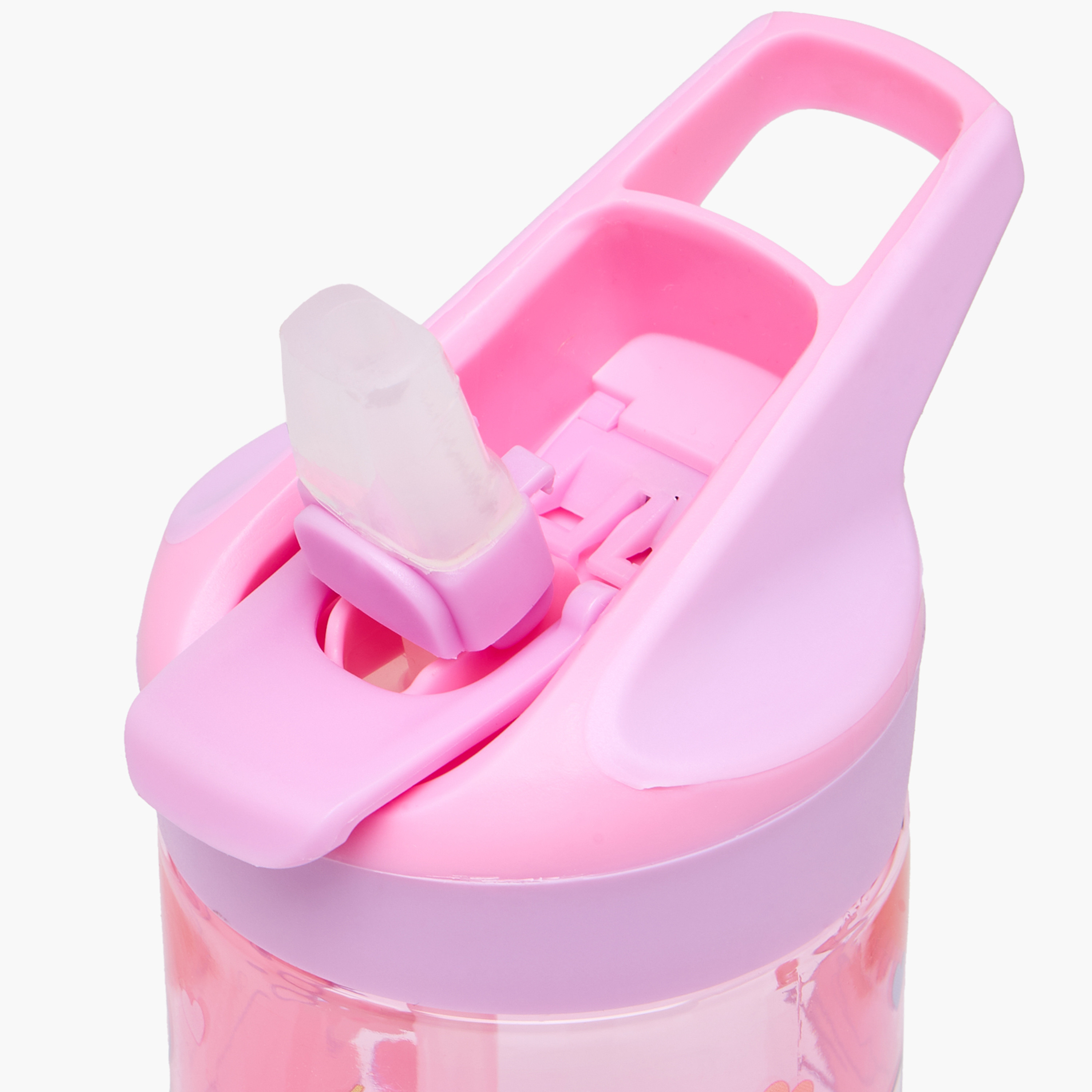 قارورة مياه بفوهة قلابة ومقبض وطبعات هالو كيتي من سانريو - 480 مل-school-waterbottles-image-6