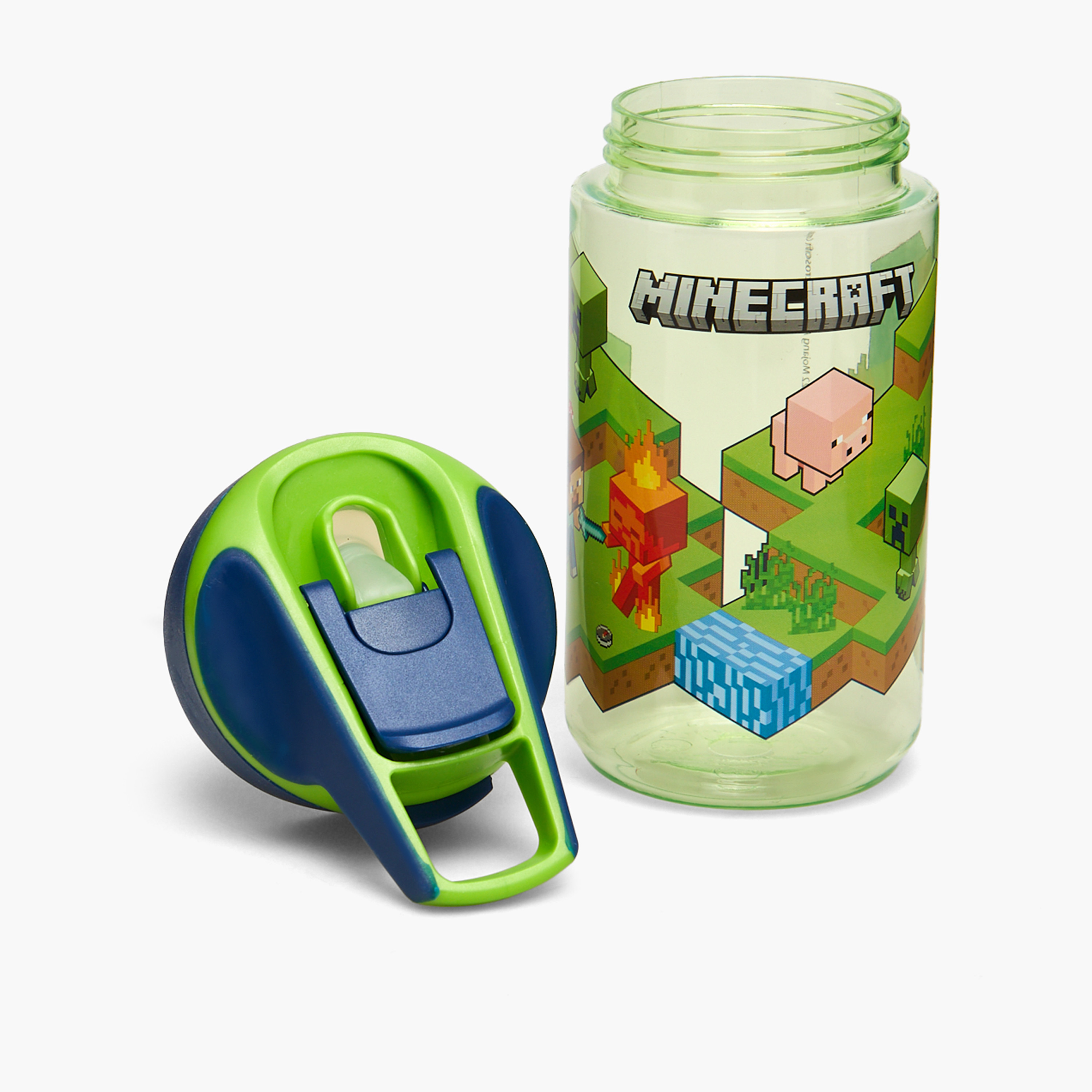 Minecraft Printed Water Bottle with Screw Lid - 480 ml-school-waterbottles-image-7