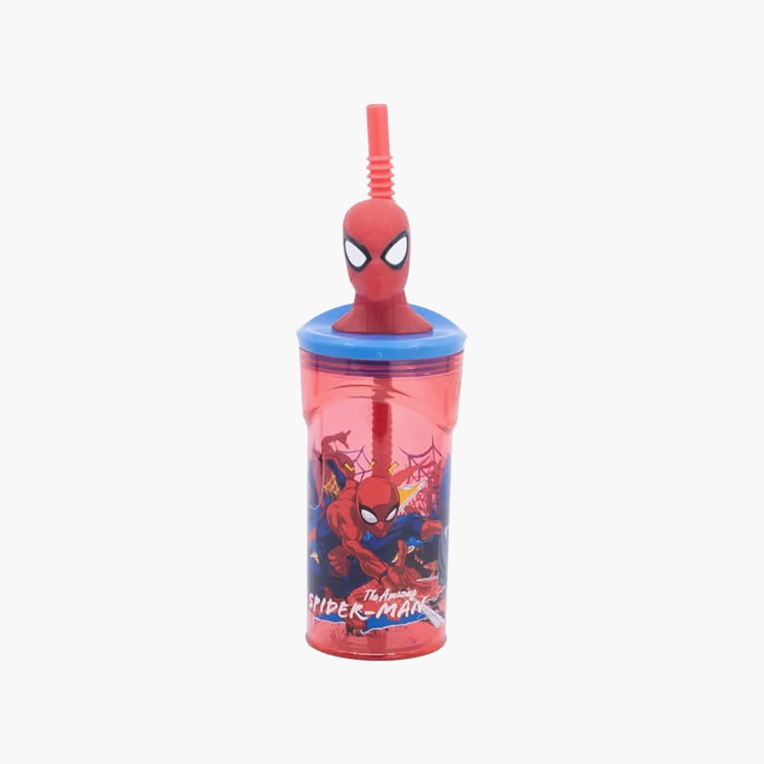 Spider-Man Print Tumbler with Straw - 330 ml-school-waterbottles-image-1