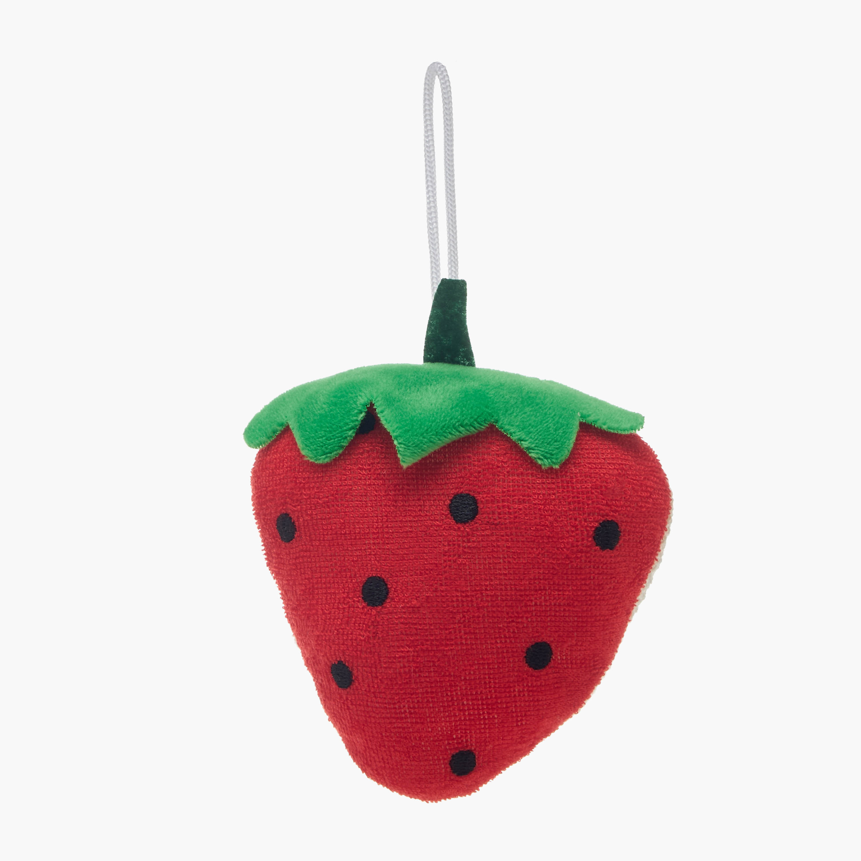 Juniors Strawberry Bath Sponge with Loop-beautyandpersonalcare-babycare-bathaccessories-image-1
