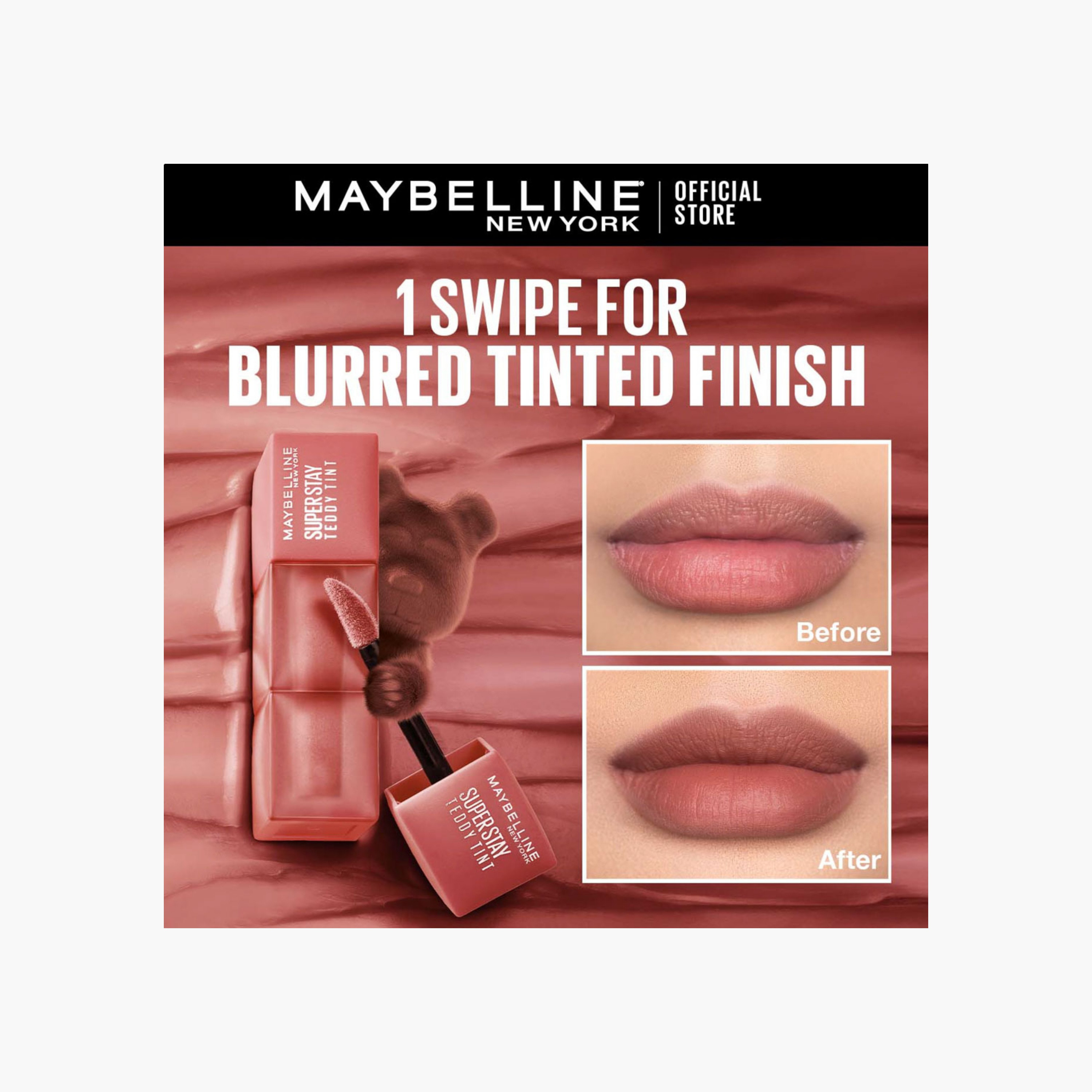 أحمر شفاه تيدي تنت من ميبلين نيويورك-beautyandpersonalcare-makeup-lips-lipsticks-image-29