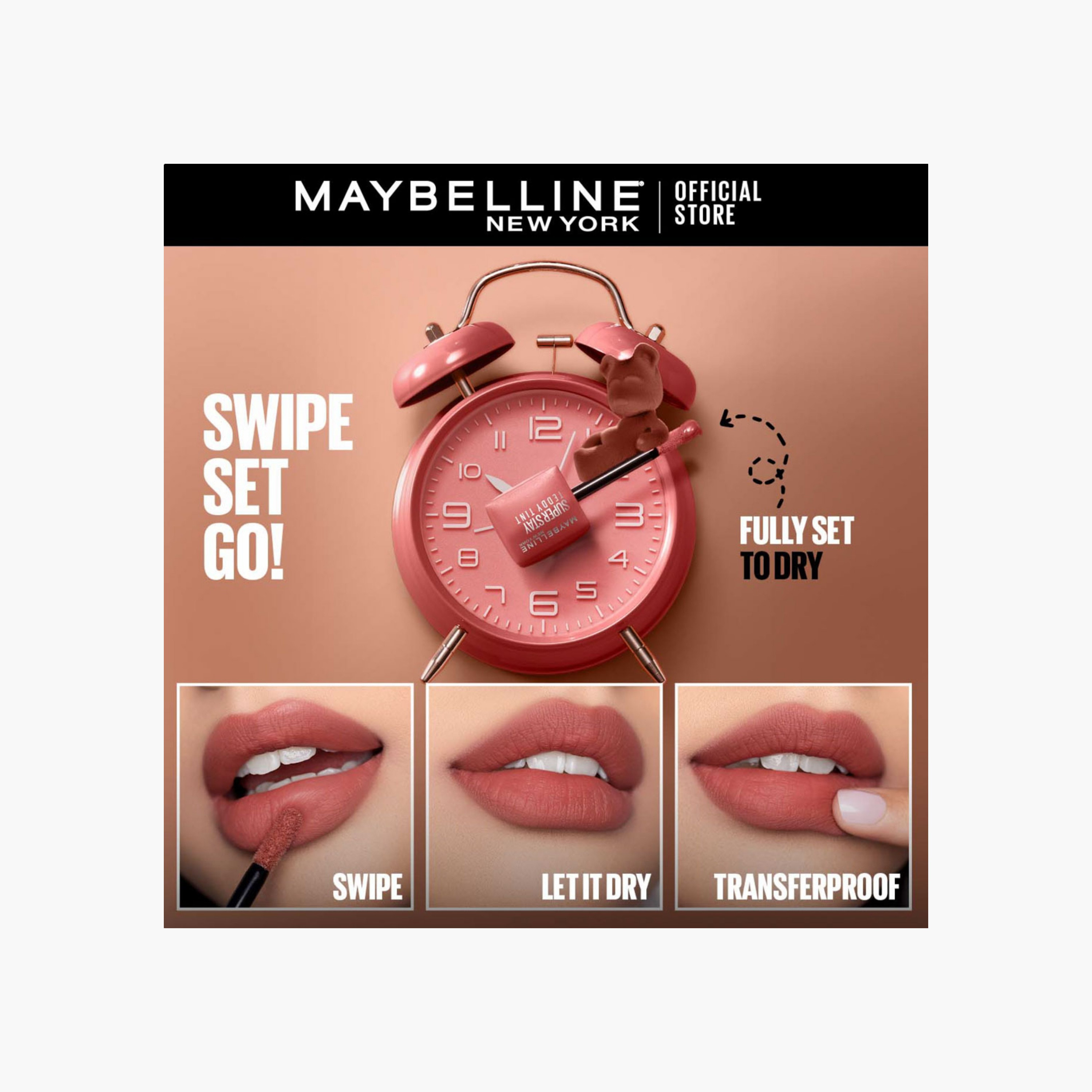أحمر شفاه تيدي تنت من ميبلين نيويورك-beautyandpersonalcare-makeup-lips-lipsticks-image-2